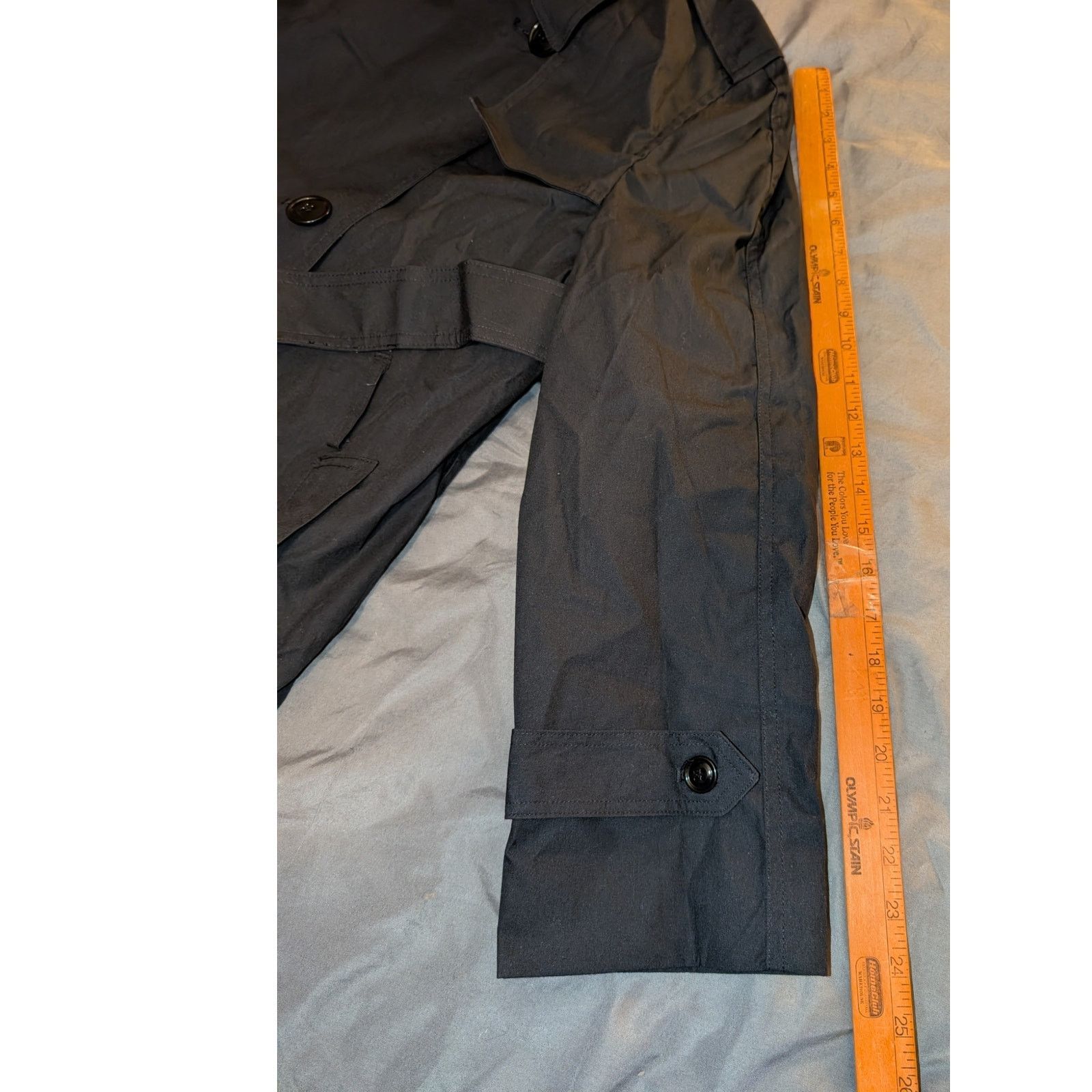 Alpha Industries Defense Logistics Agency Army Trench Coat Women's 14 R Size XL / US 12-14 / IT 48-50 - 4 Thumbnail