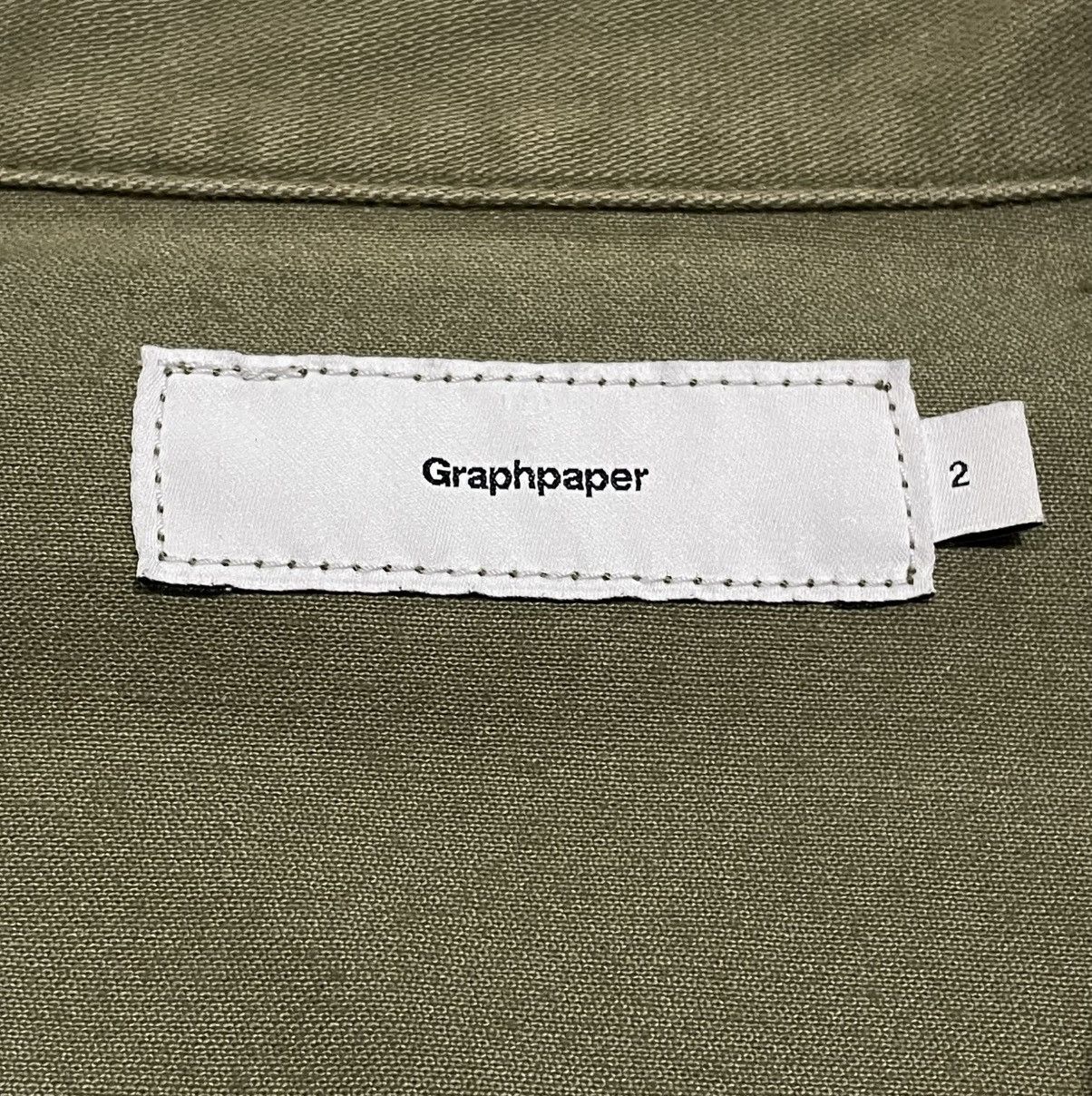 Graphpaper Solotex Twill L/S Oversized Box Shirt Size US M / EU 48-50 / 2 - 7 Thumbnail