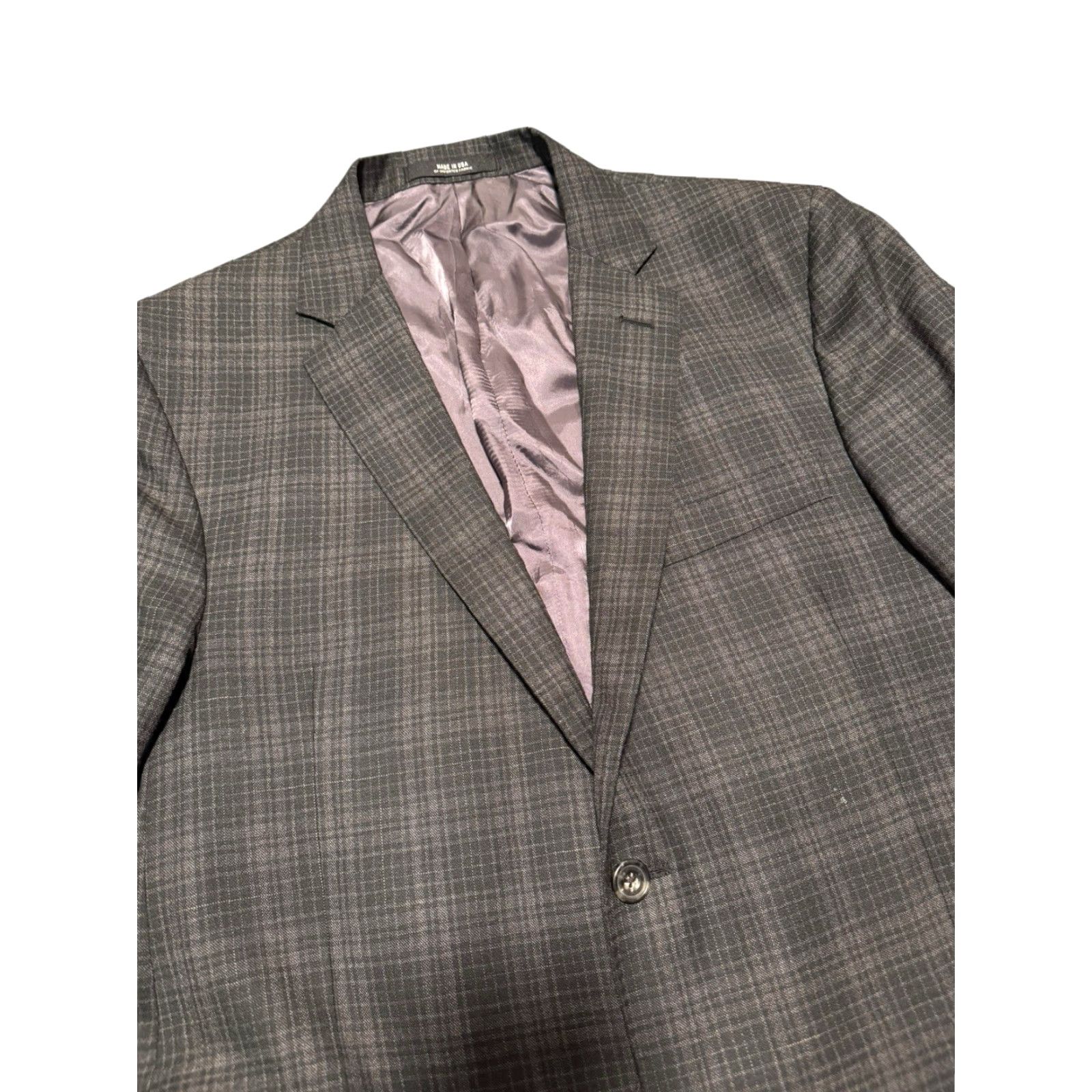 Todd Snyder Todd Snyder Sutton Suit 46L 37 Custom Grey Plaid 100% Super 130s Wool Made USA Size 46R - 5 Thumbnail