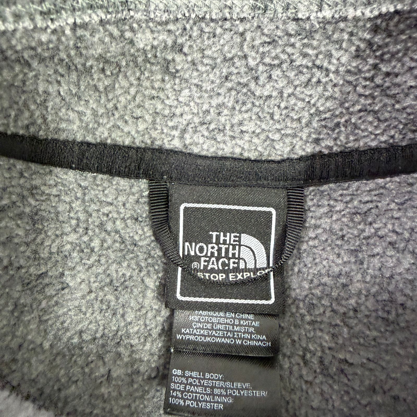 The North Face The North Face Jacket Women's Medium Gray Black Full Zip Size M / US 6-8 / IT 42-44 - 4 Thumbnail