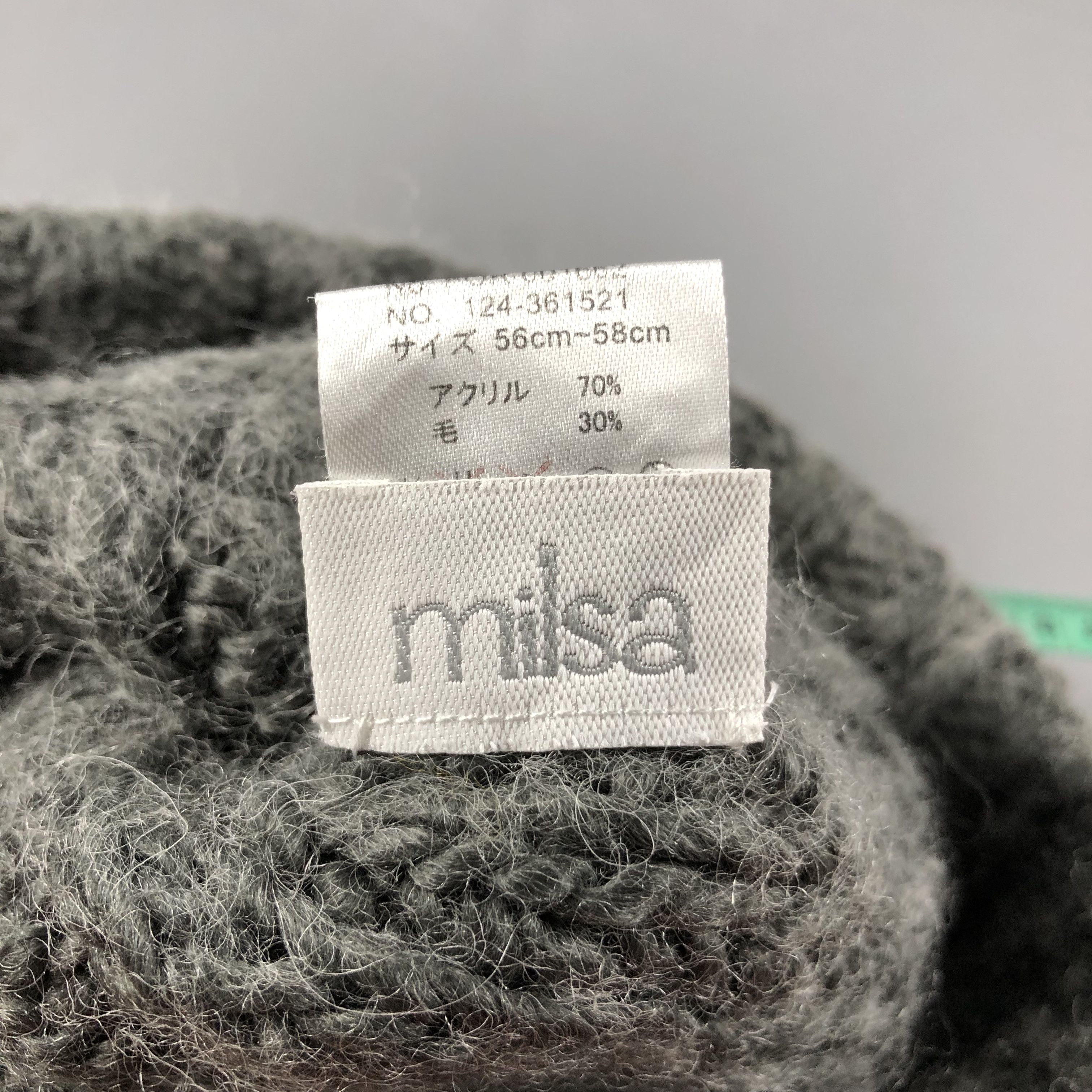 Vintage Milsa Cable Knit Wool Bobble Beanie Snowcap Snow Hat B930 Size ONE SIZE - 4 Thumbnail