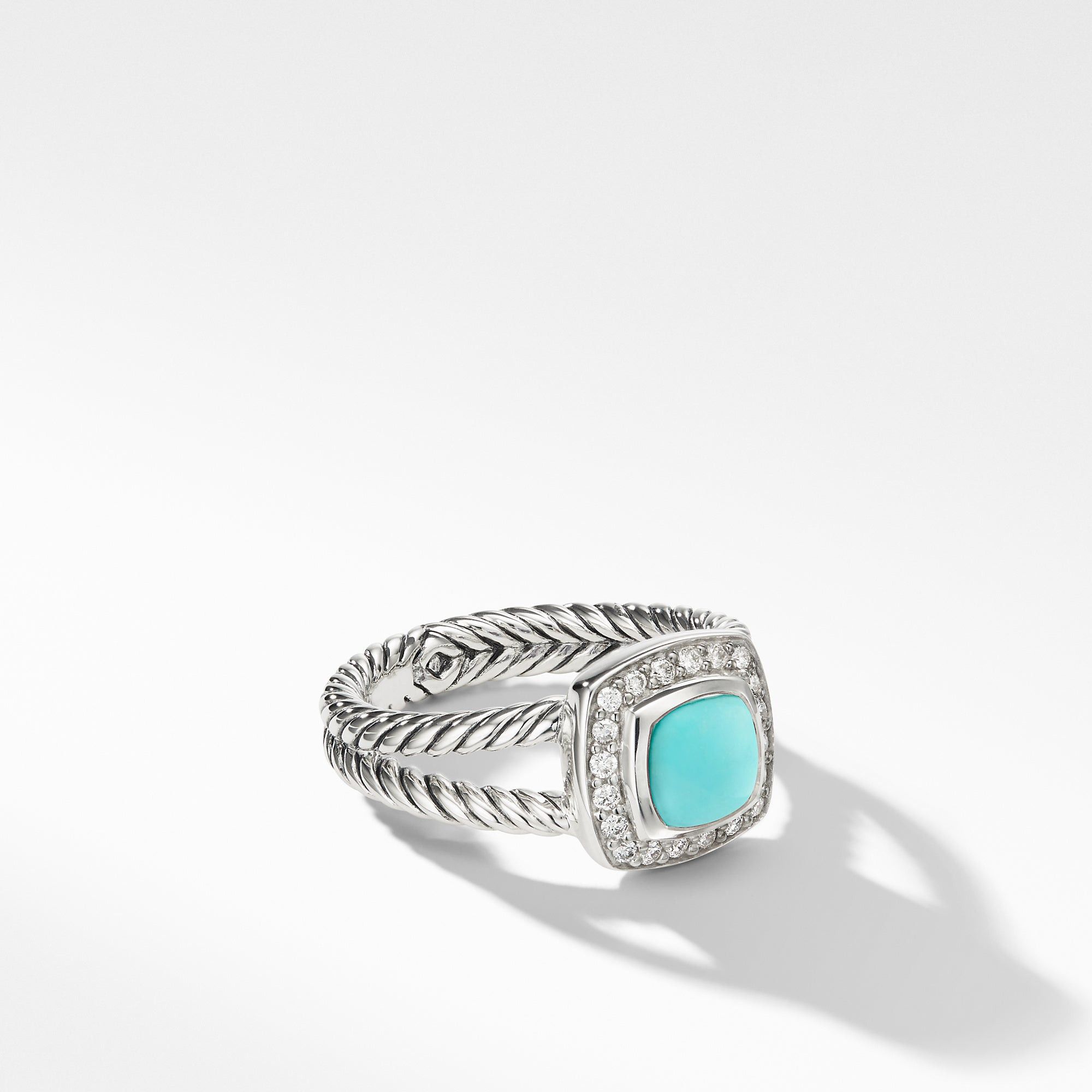 David Yurman o1w1db10526 R07443D Size:10/Petite Albion Ring in Silver Size ONE SIZE - 1 Thumbnail