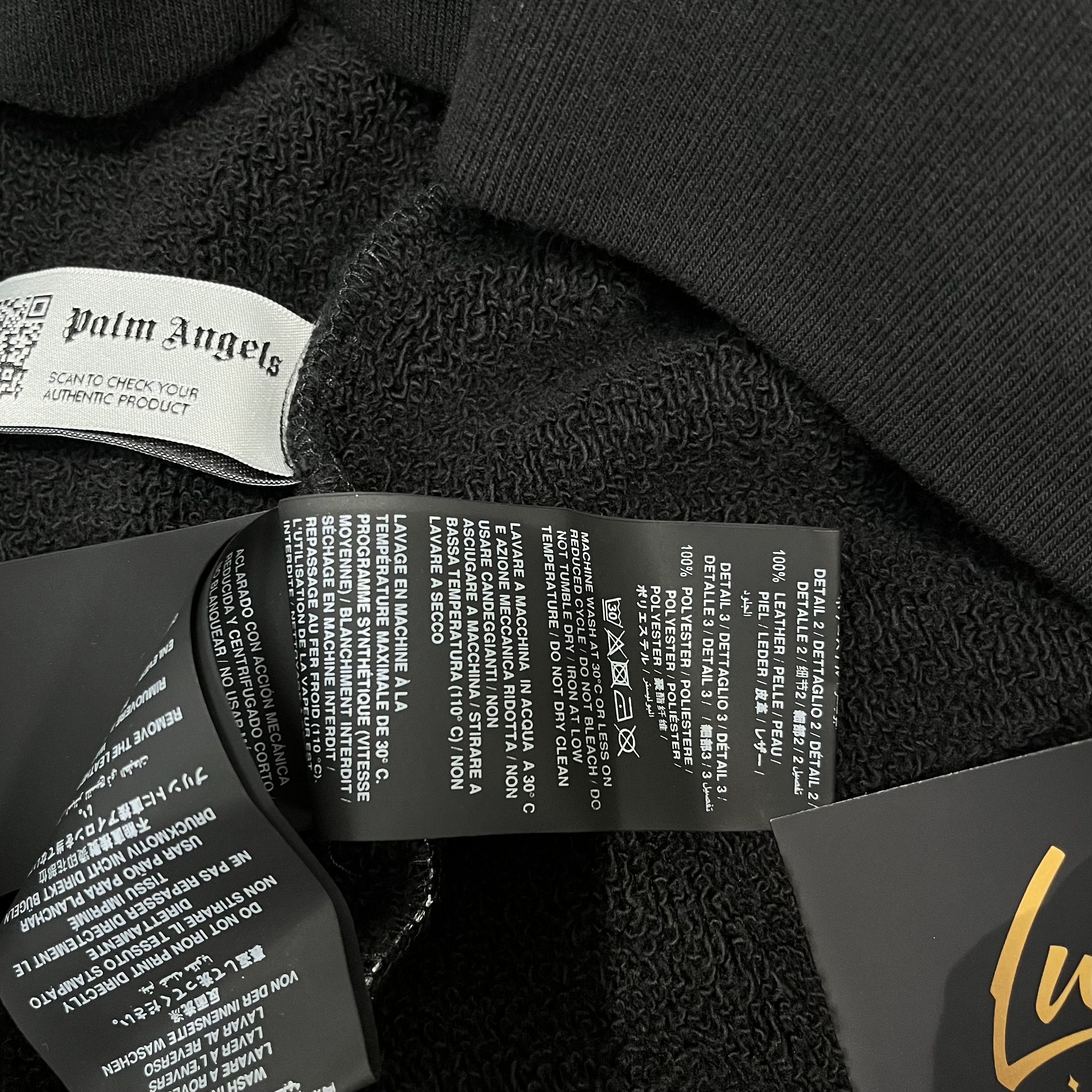 Palm Angels Palm Angels Embroidered Logo Hoodie Black Size US M / EU 48-50 / 2 - 8 Thumbnail