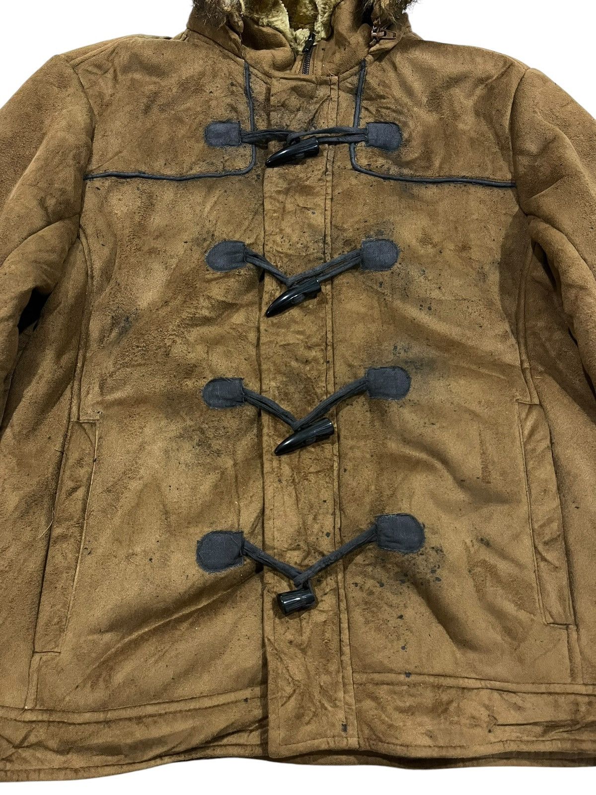 If Six Was Nine ROUSHATTE SHELL GARMENTS LINED FUR DUFFLE B-3 JACKET HOODIE Size US M / EU 48-50 / 2 - 8 Thumbnail