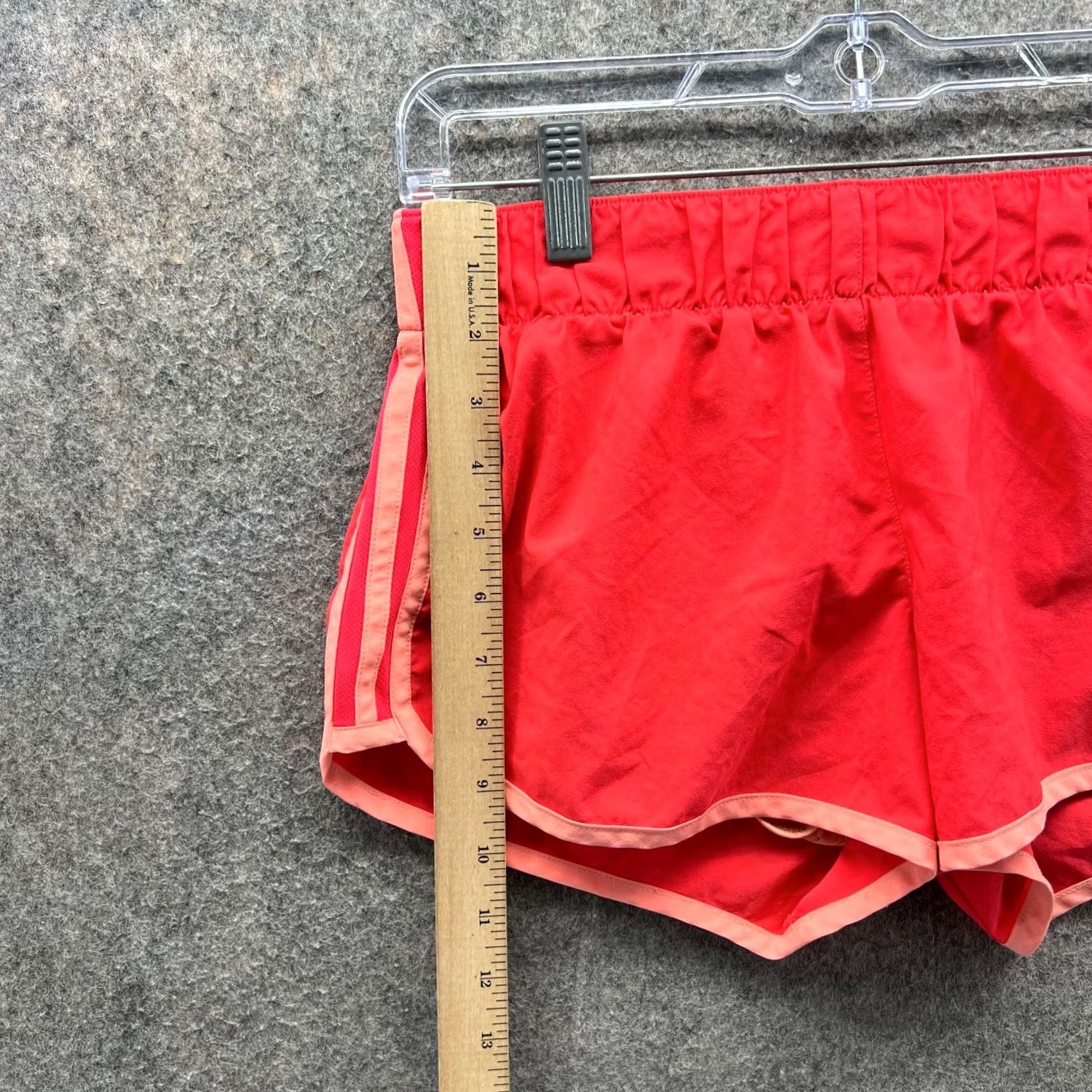 Adidas Adidas Shorts Women Medium Orange Pink Lined Polyester Tennis Activewear Beach 4 in Inseam Men? Size 32" / US 10 / IT 46 - 7 Thumbnail