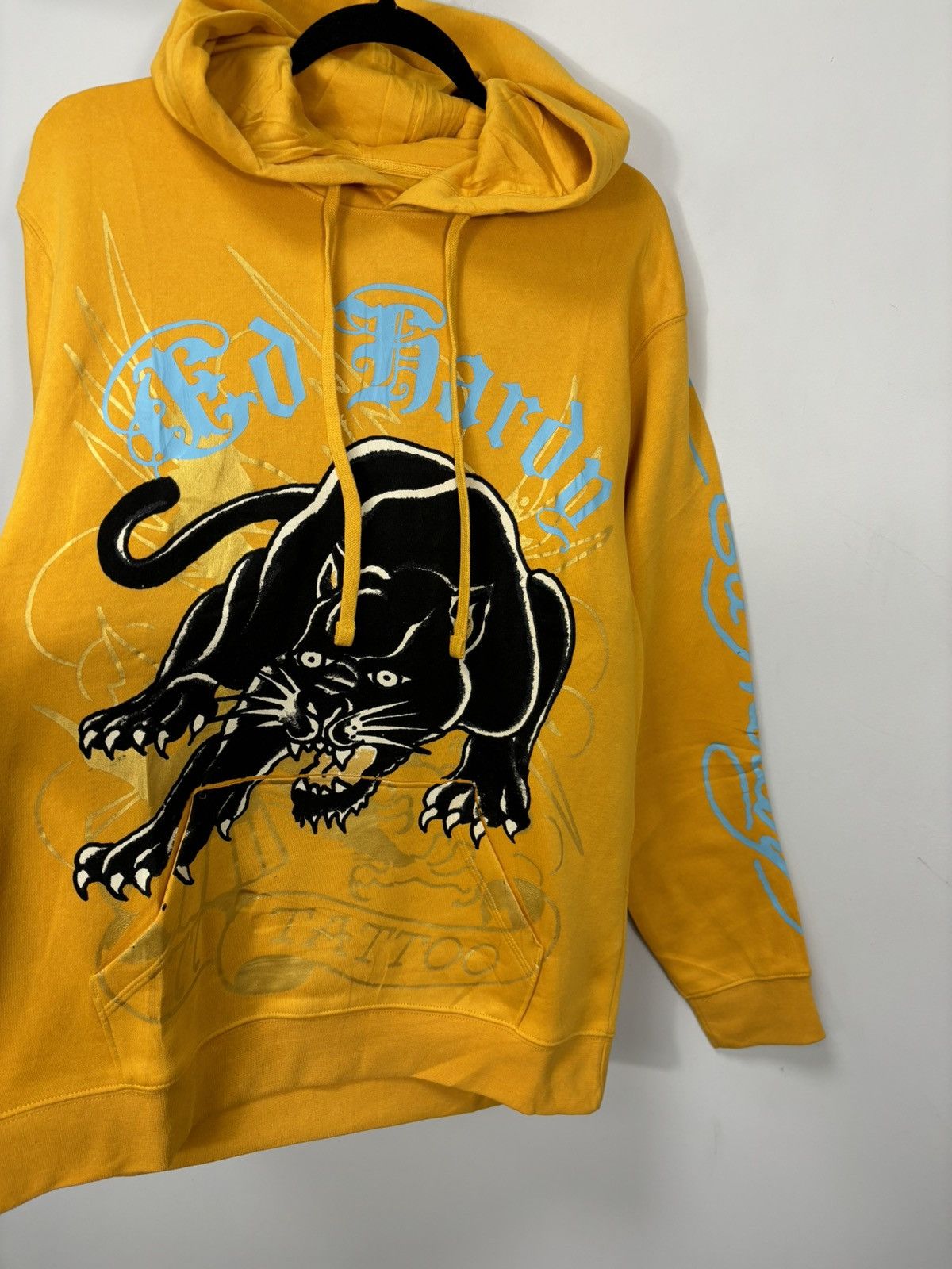 Christian Audigier Ed Hardy Black Panther Logo NEW Hype Y2K Hoodie Size US M / EU 48-50 / 2 - 4 Thumbnail