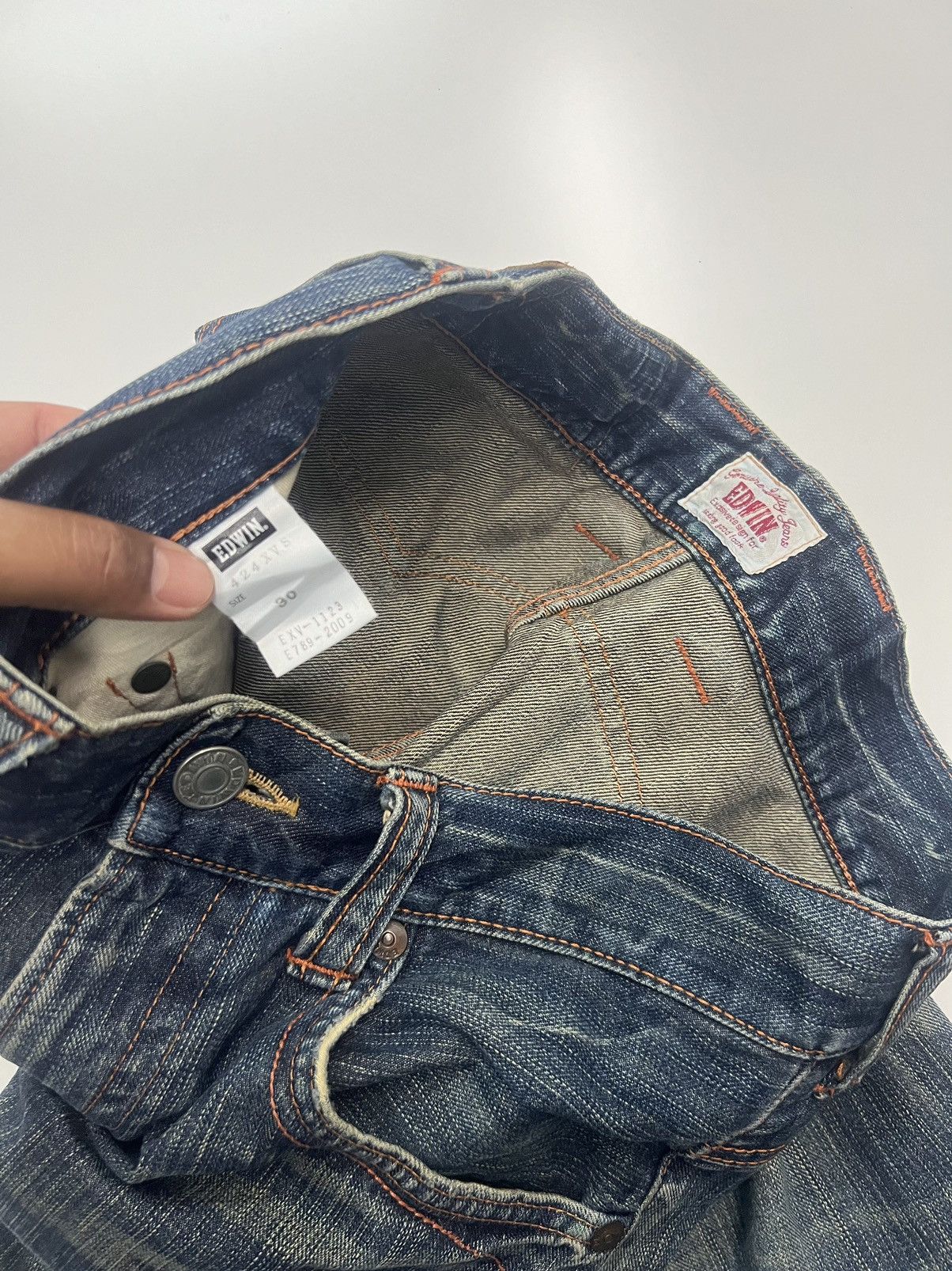 Edwin Edwin Denim Jeans Distress Size 33" Size US 33 - 7 Thumbnail