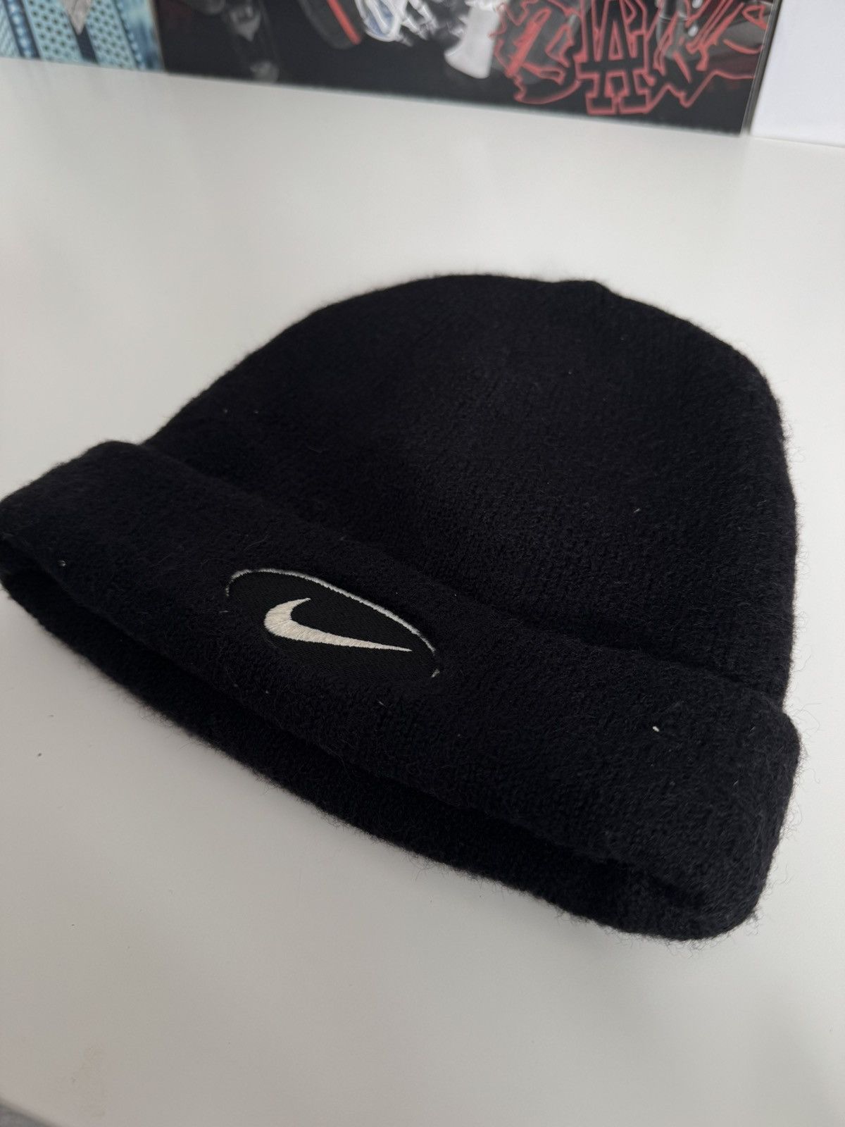 Nike Nike Vintage 00s swoosh hat black streetwear y2k style Size ONE SIZE - 3 Thumbnail