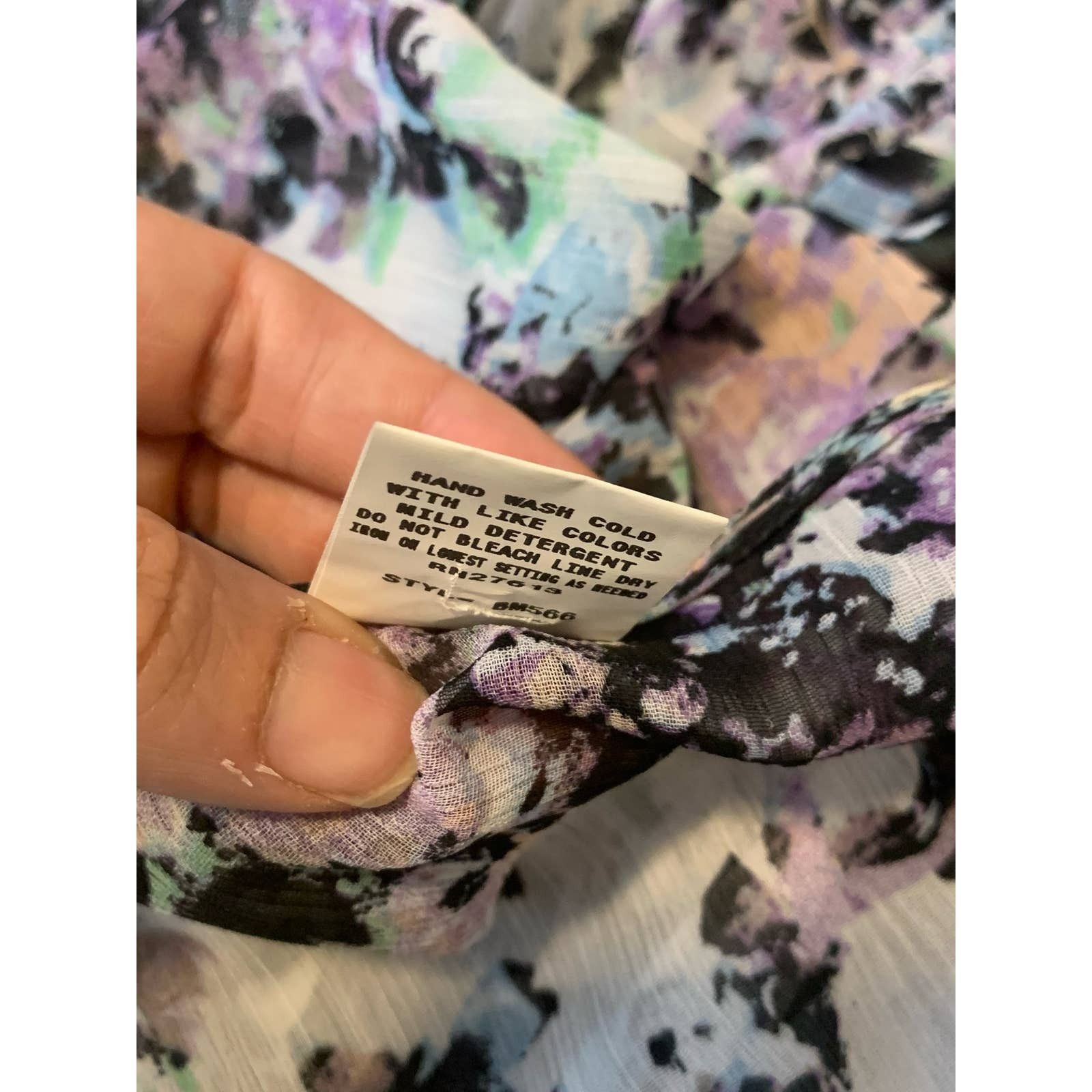 Badgley Mischka Badgley Mischka Fiona sheer floral Fiona Tunic size Large Size L / US 10 / IT 46 - 10 Thumbnail