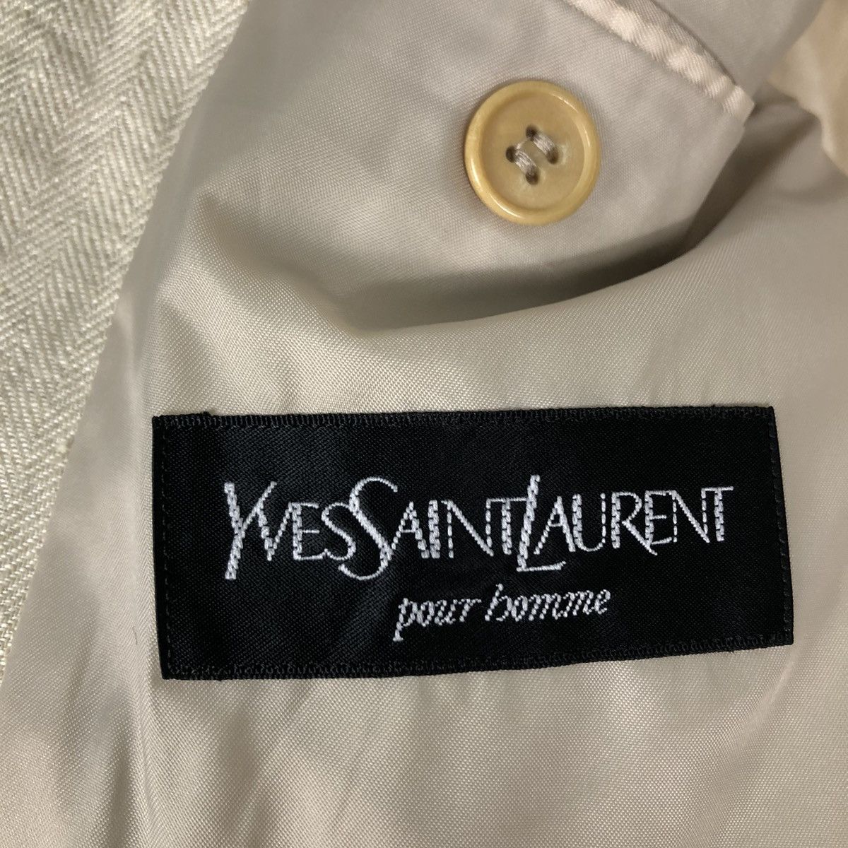 Yves Saint Laurent 🔥Yves Saint Laurent Pour Homme Double Breast Coats Size US L / EU 52-54 / 3 - 13 Thumbnail