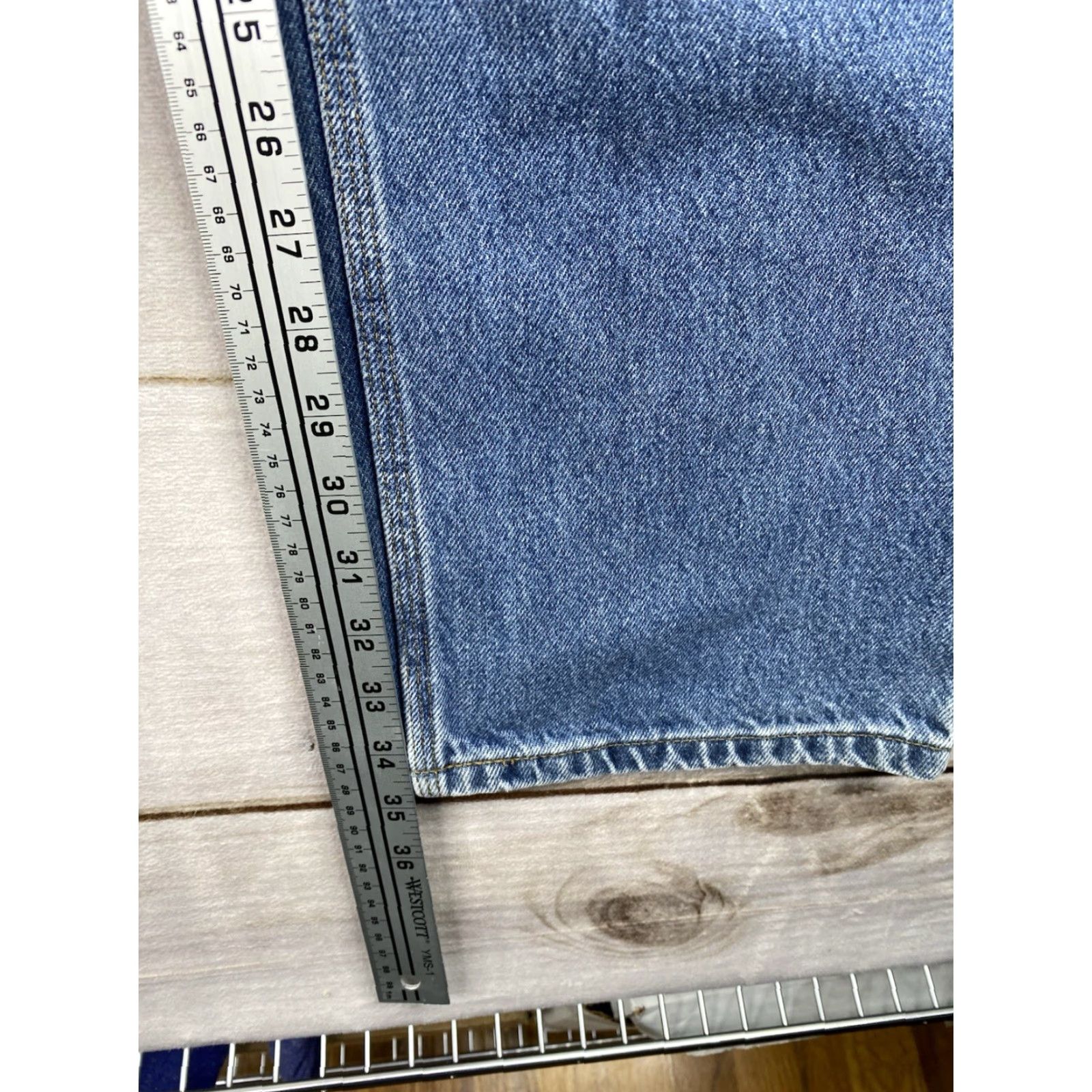 Carhartt VINTAGE Carhartt Jeans Mens 36x36 Med Wash Relaxed Fit Straight Blue Denim B460DPS Size US 36 / EU 52 - 5 Thumbnail