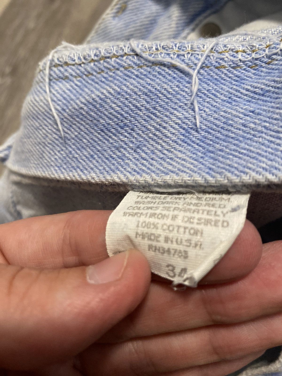 Lee × Vintage Vintage Baggy Jorts Size US 34 / EU 50 - 9 Thumbnail
