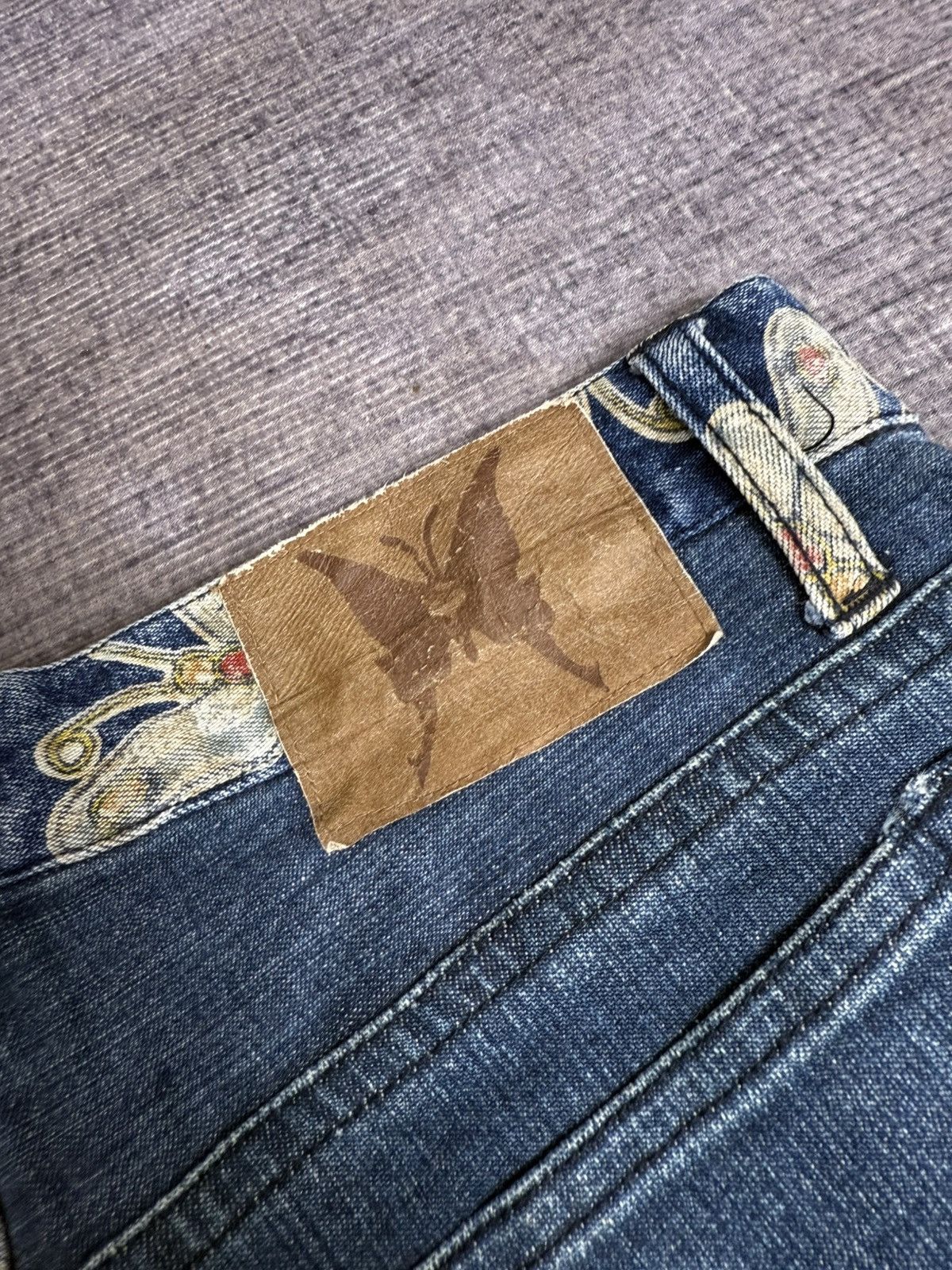 Kapital CHEVIGNON PACT WORK CUT AND PAST DENIM PANTS Size US 29 - 7 Thumbnail