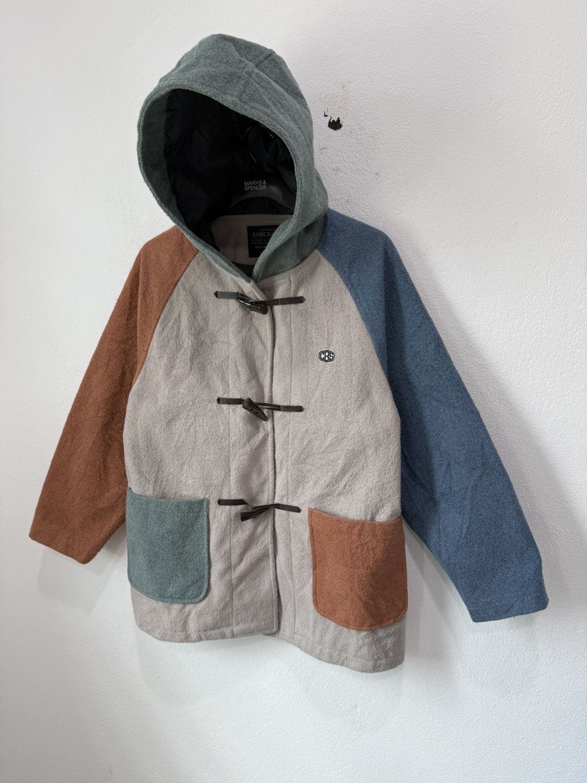 Blue Blue Japan JAPAN BRAND CUBE SUGAR MULTI COLOR JACKET WITH HOODIES Size US M / EU 48-50 / 2 - 3 Thumbnail