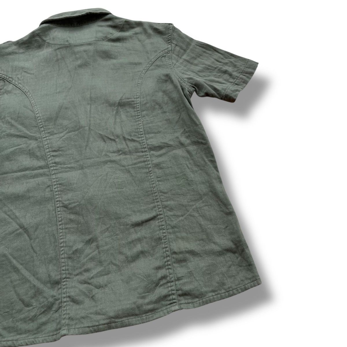 Beams Japan 🇯🇵 BEAMS MILITARY BUTTON UP SHIRT Size US M / EU 48-50 / 2 - 8 Thumbnail