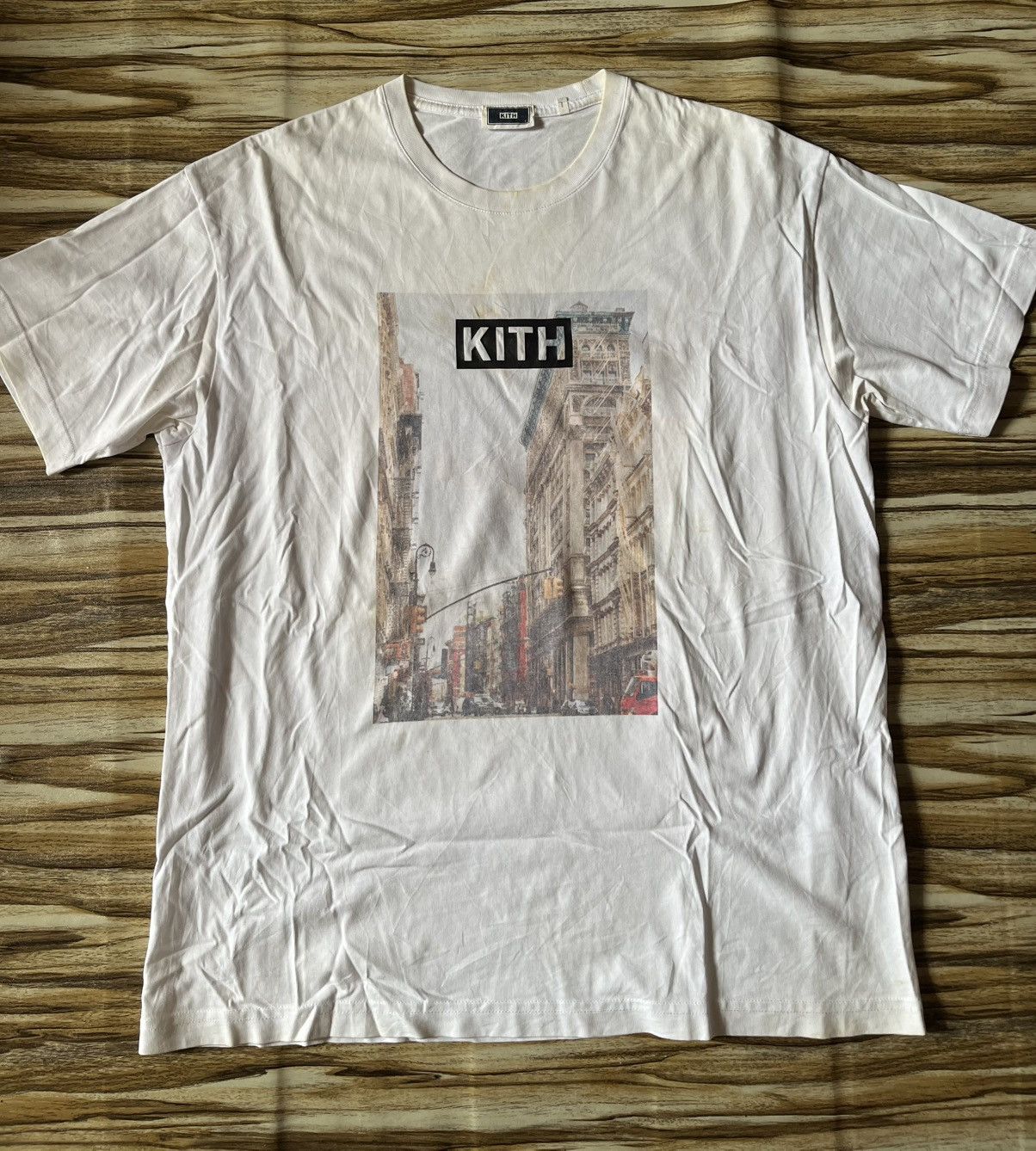 Kith NYC Soho Box Logo White Tee Size US L / EU 52-54 / 3 - 2 Thumbnail