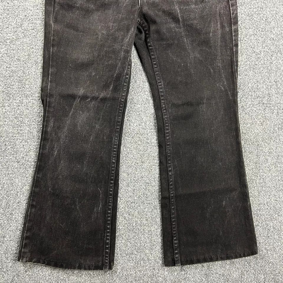 Gap × Vintage Gap Jeans Women 1 X-Short Flare Denim Charcoal Wash Y2K Size 26" / US 2 / IT 38 - 2 Thumbnail