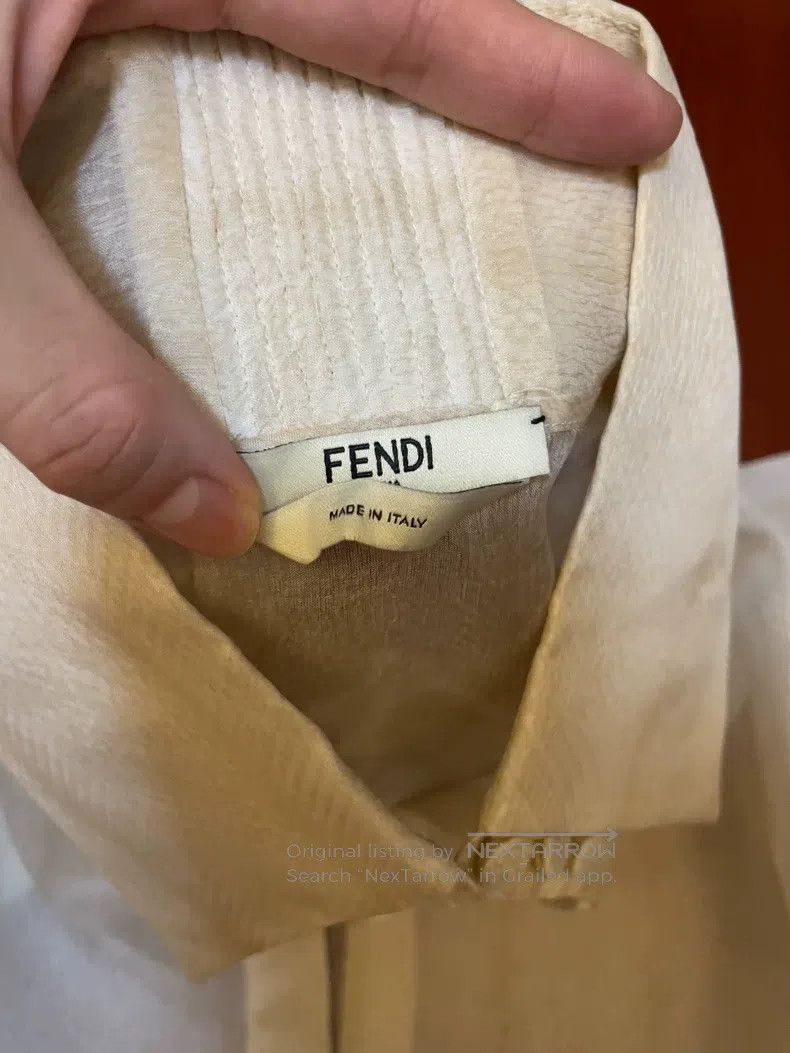 Fendi Fendi All Silk Shirt Size XS / US 0-2 / IT 36-38 - 2 Thumbnail
