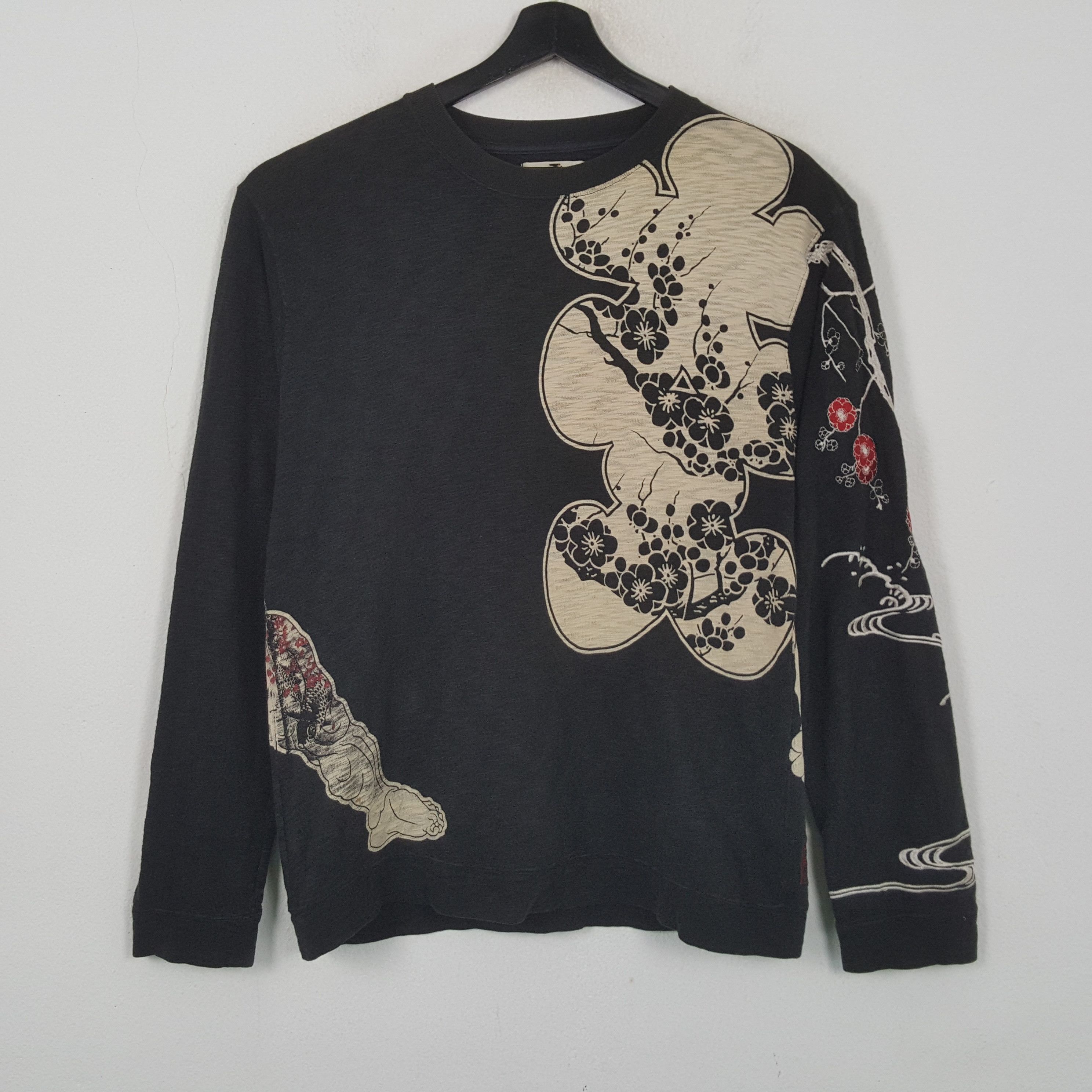 Japanese Brand Karakuri Tamashi Japanese Brand Sweatshirt RR12 Size US M / EU 48-50 / 2 - 3 Thumbnail