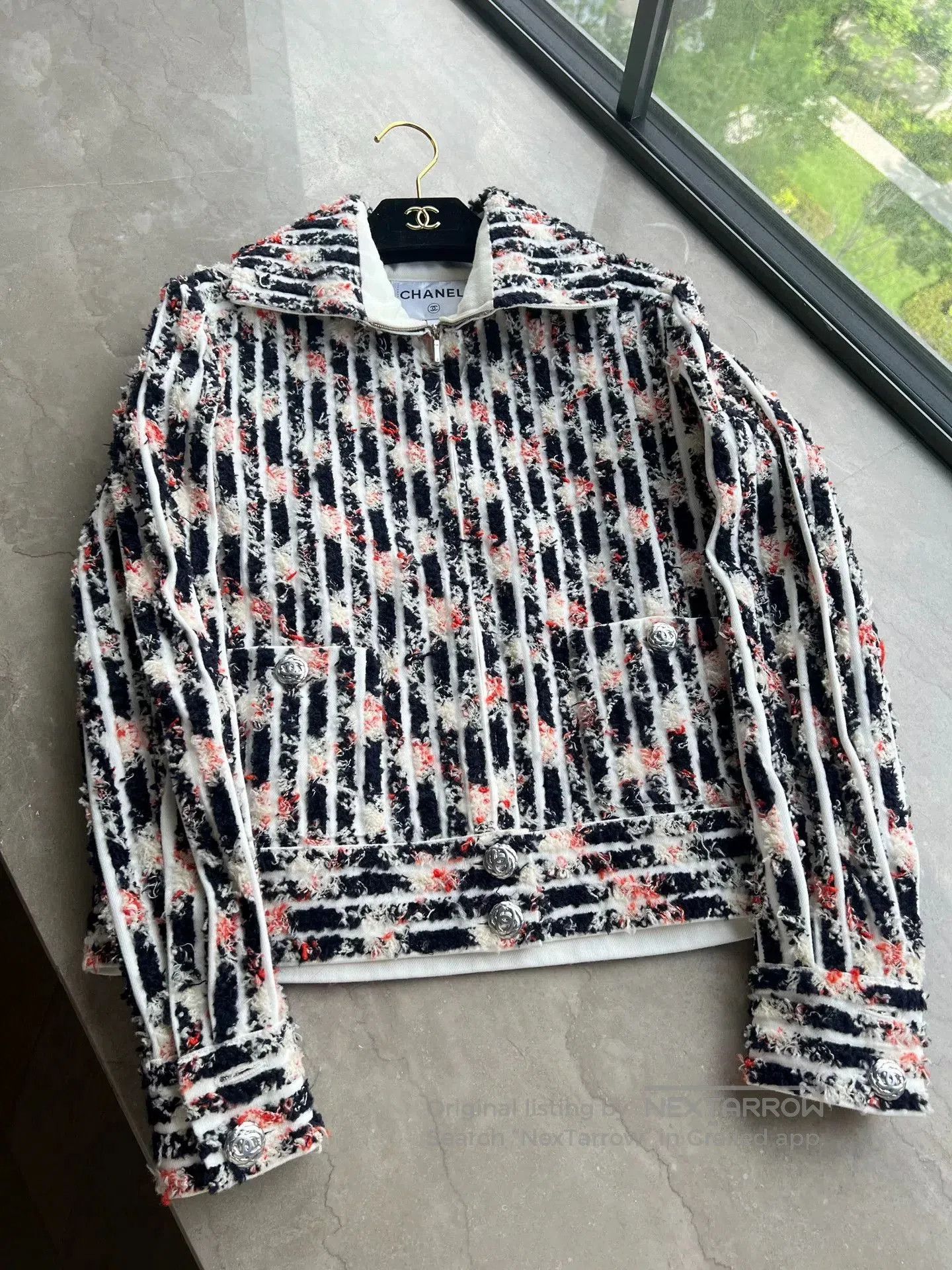 Chanel Chanel 19K Snow Denim Jacket 36. Size US S / EU 44-46 / 1 - 1 Thumbnail