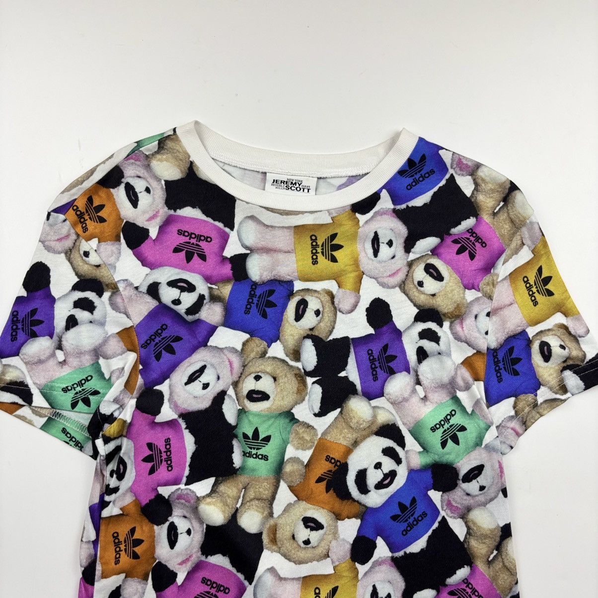 Adidas × Jeremy Scott Jeremy Scott Teddy Shirt Size XS / US 0-2 / IT 36-38 - 4 Thumbnail