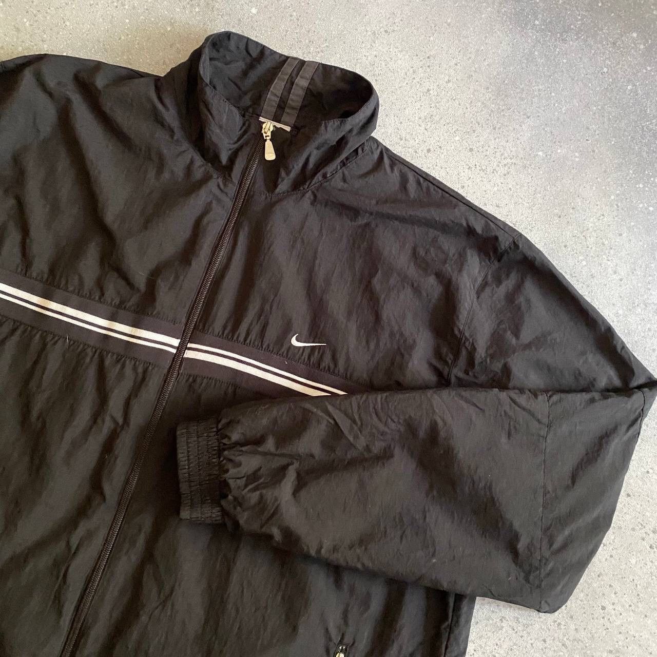Nike × Nike ACG × Vintage 90s Nike Vintage Swoosh Logo Drill / Gorpcore Jacket Size US XL / EU 56 / 4 - 3 Thumbnail