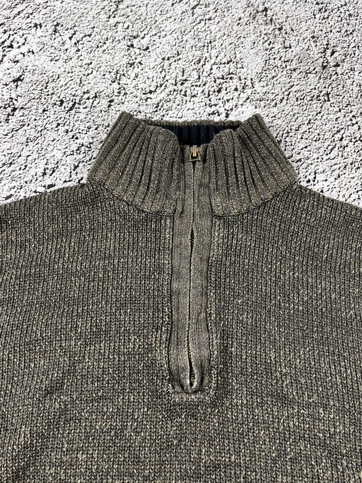 Vintage Vintage Y2K ribbed 1/4 sweater 00s oldmoney streetwear Size US S / EU 44-46 / 1 - 3 Thumbnail