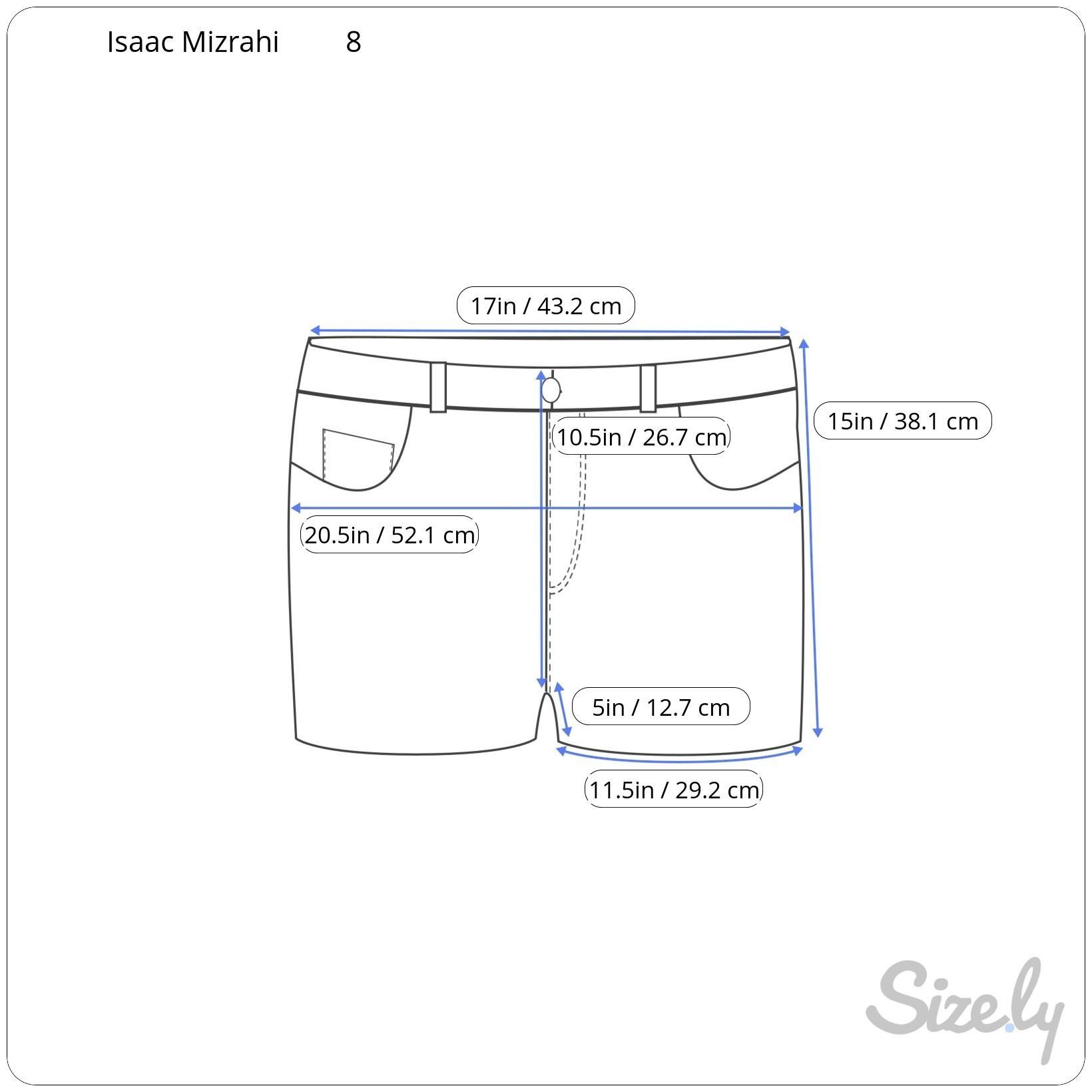 Isaac Mizrahi Isaac Mizrahi Women's Tailored Shorts Size 8 Button Closure Size 30" / US 8 / IT 44 - 2 Thumbnail