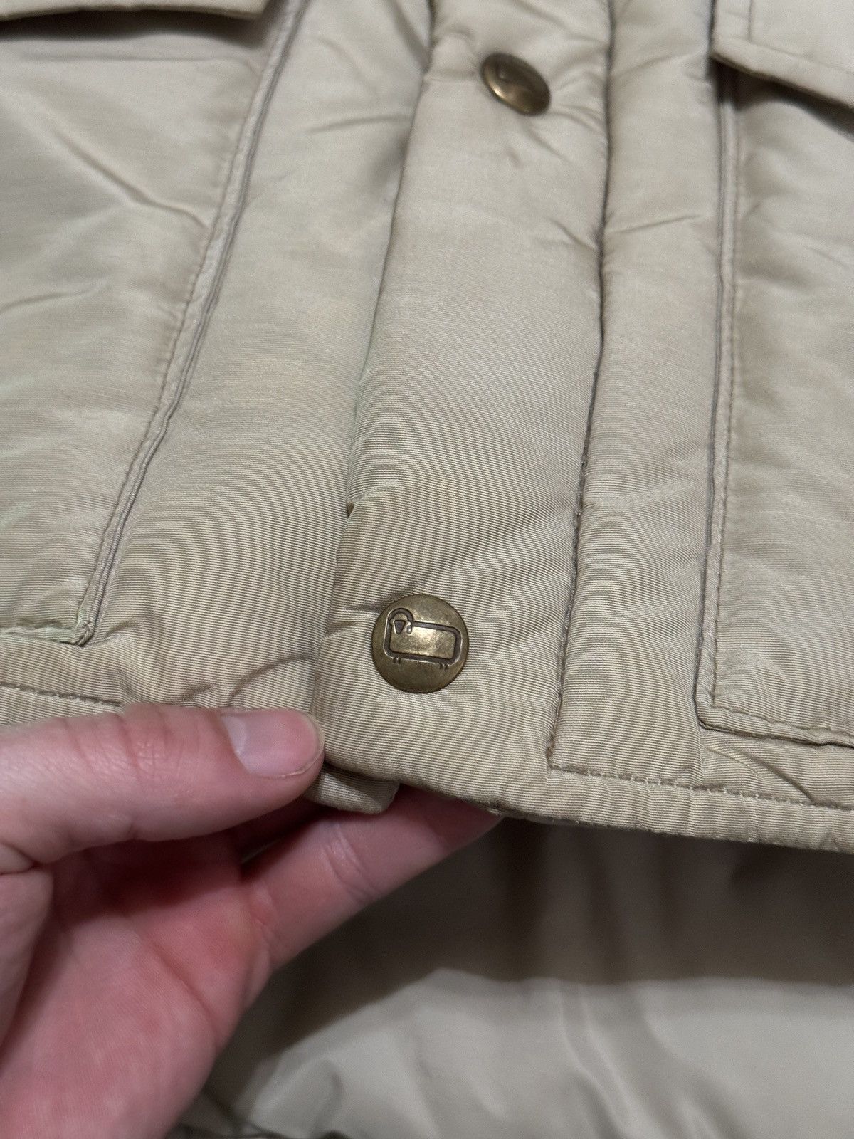 Woolrich Woolen Mills Woolrich Puffer Full Zip Button Up Biege Small 19x24 Vest Size US S / EU 44-46 / 1 - 4 Thumbnail