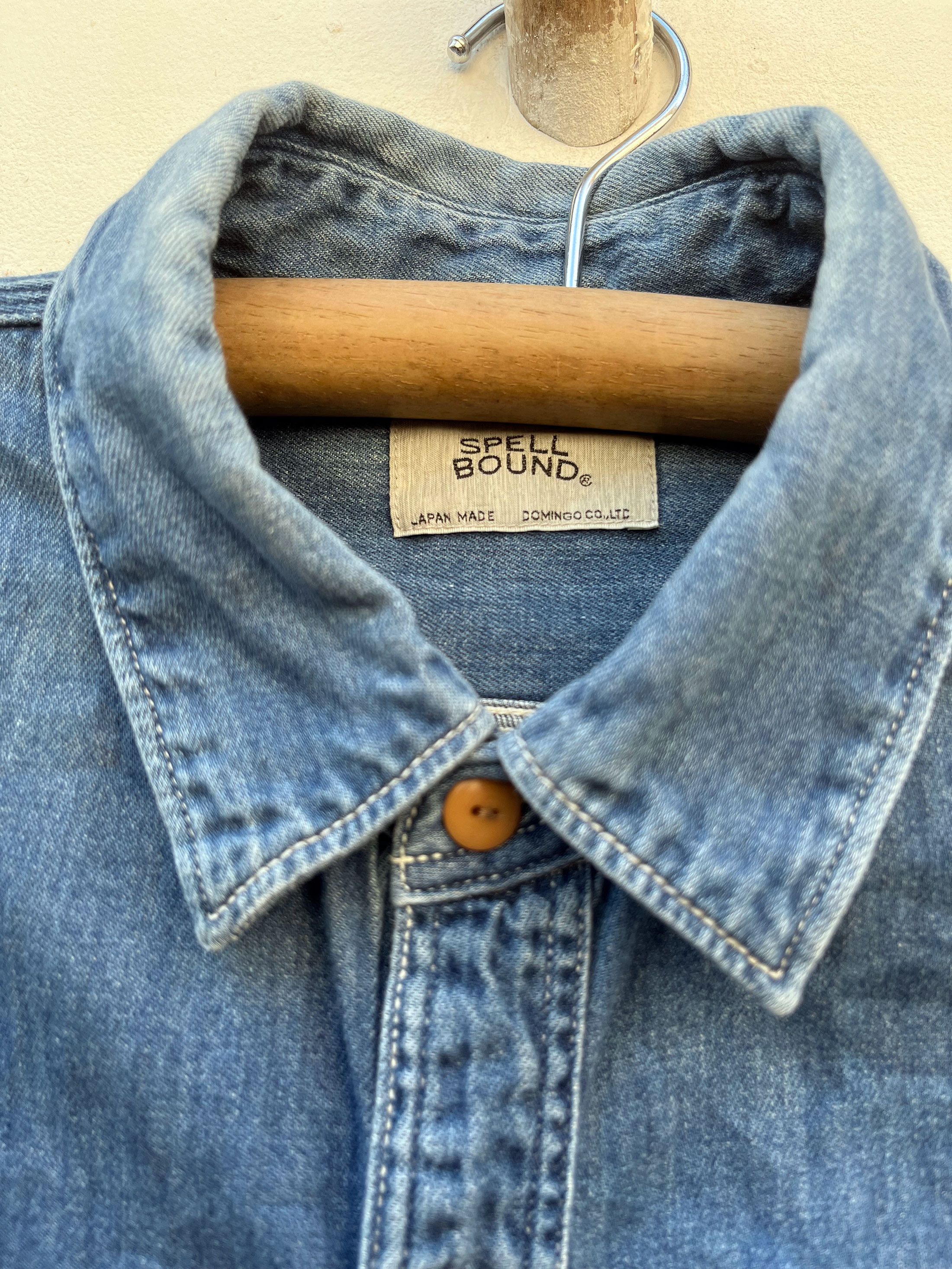 American Classics × Japanese Brand × Spellbound Spell Bound Japan Western  Worker Denim Shirt | Grailed