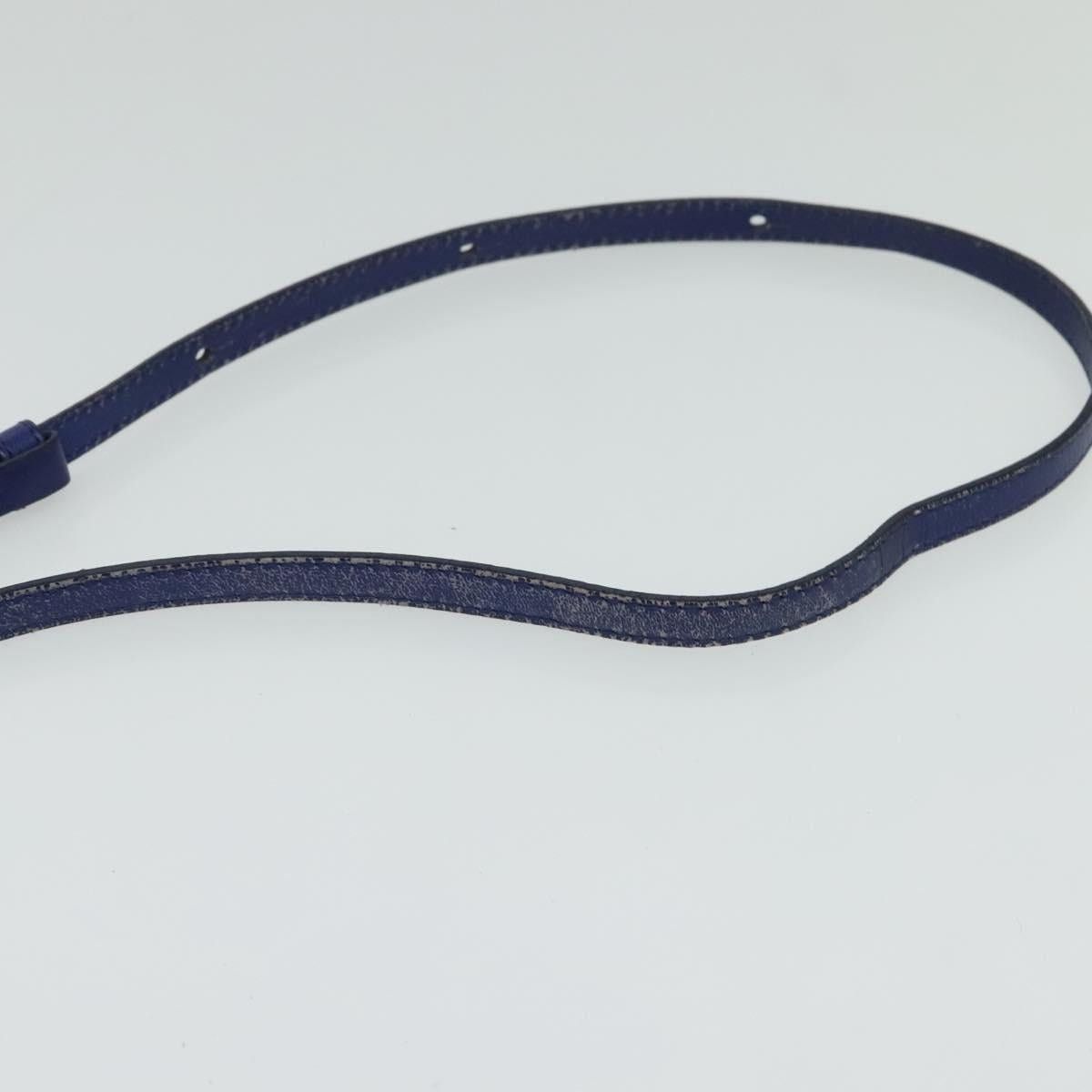 Celine CELINE Trio Shoulder Bag Leather Blue Gold Size ONE SIZE - 8 Thumbnail