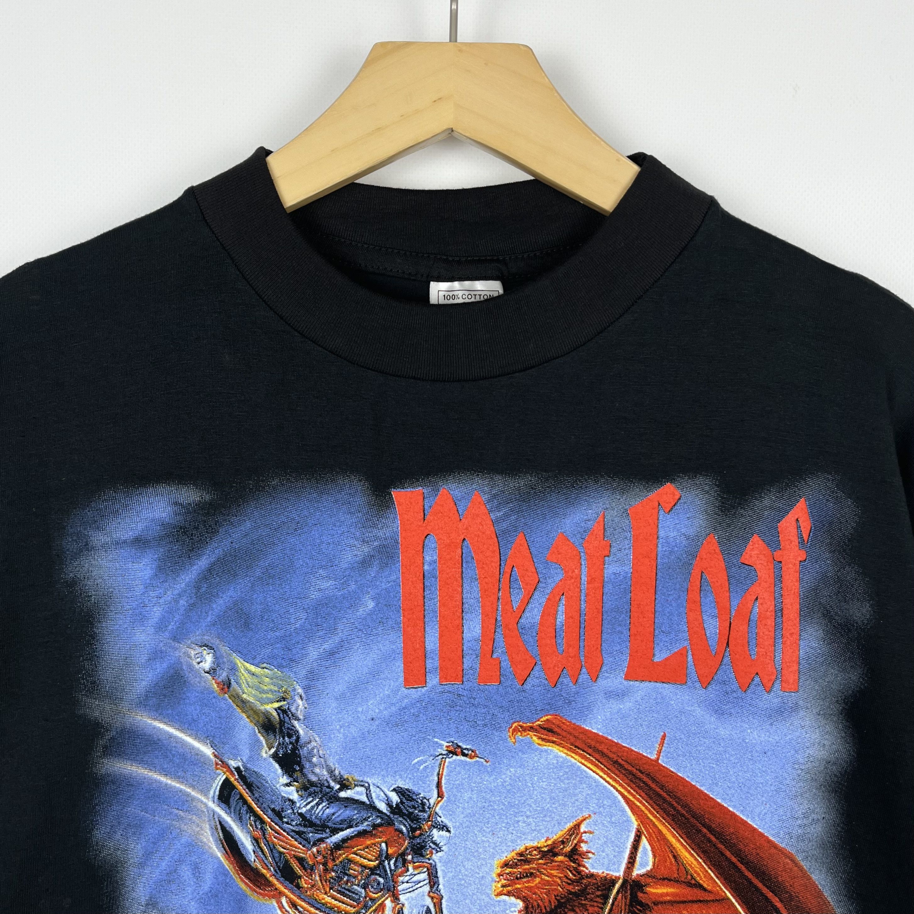 Band Tees Vintage Meat Loaf Rare Rock Band T Shirt 1993 Size US L / EU 52-54 / 3 - 6 Thumbnail