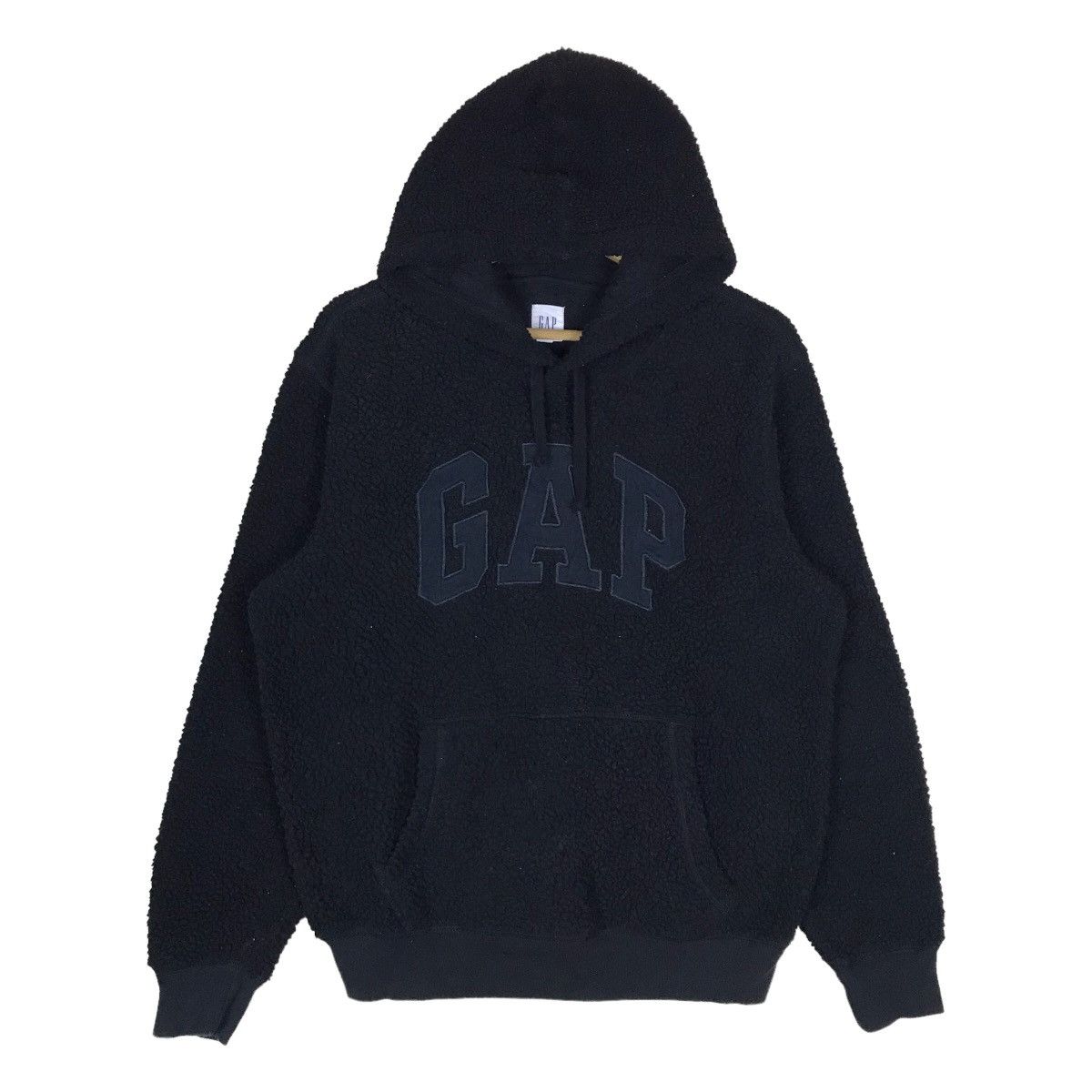 Gap Vintage GAP Spell Out Embroidery Fleece Hoodie Pullover Size US S / EU 44-46 / 1 - 1 Thumbnail