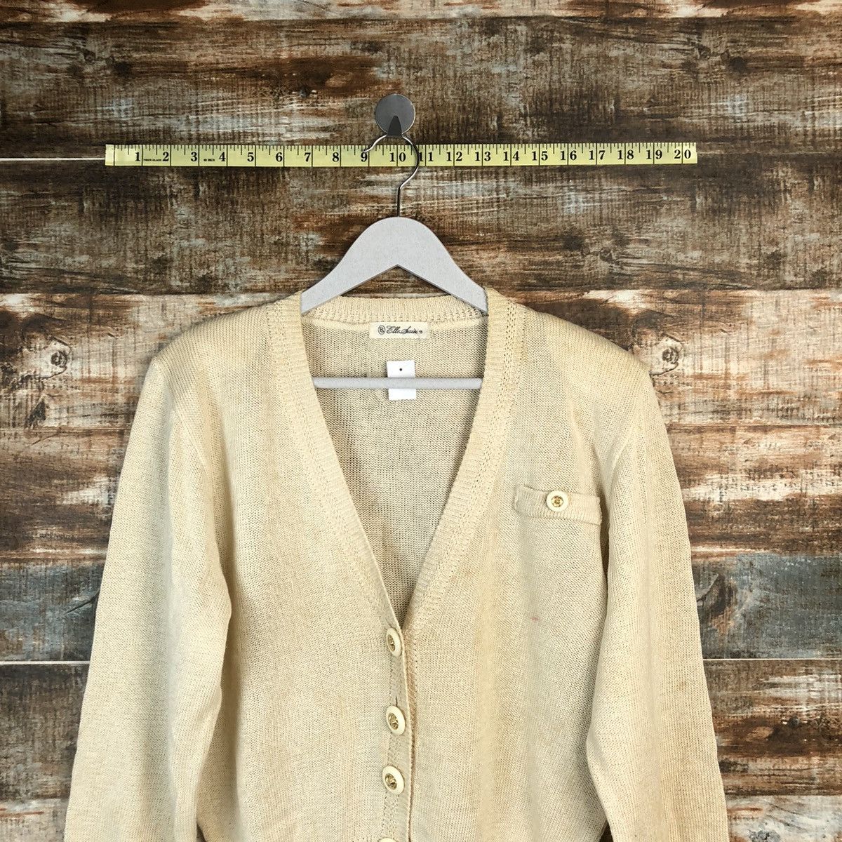 Homespun Knitwear Ellel Saison Brown Cardigan Knitwear #A1603 Size S / US 4 / IT 40 - 2 Thumbnail