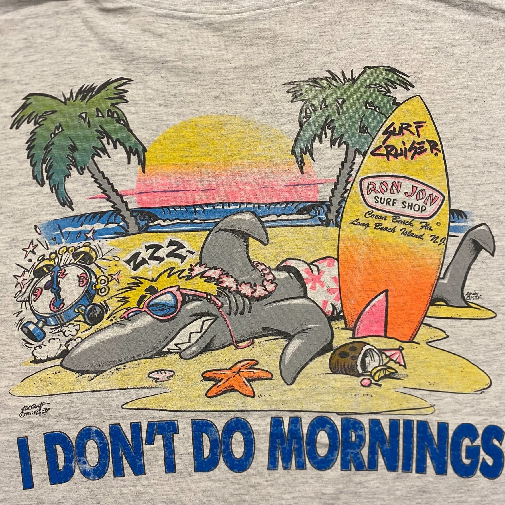 Ron Jon Surf Shop Vintage 90s Ron Jon Surf Shop Single Stitch Baggy T-Shirt Size US L / EU 52-54 / 3 - 3 Thumbnail