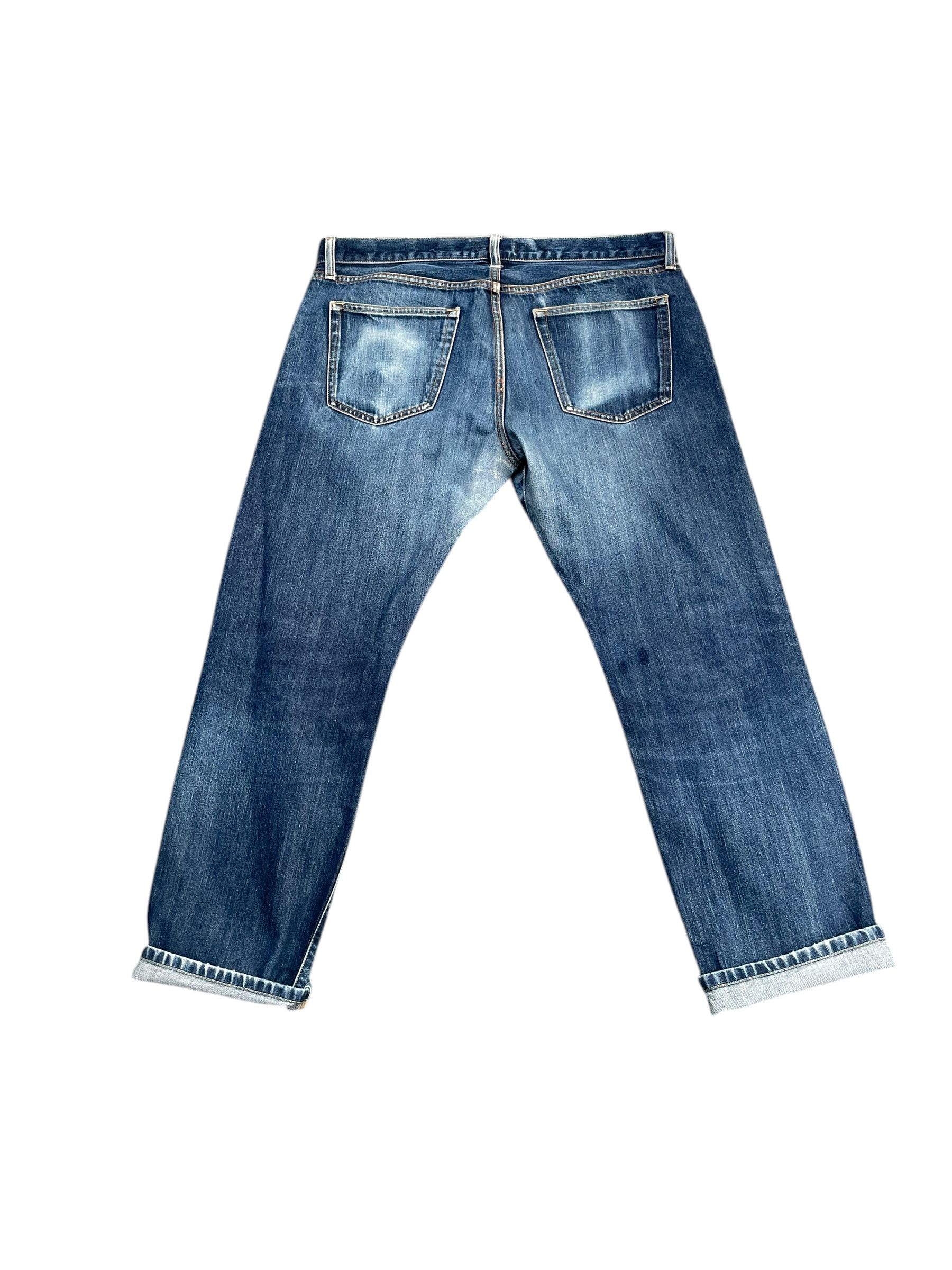 Japanese Brand Uniqlo Redline Selvedge Denim Size US 37 - 4 Thumbnail