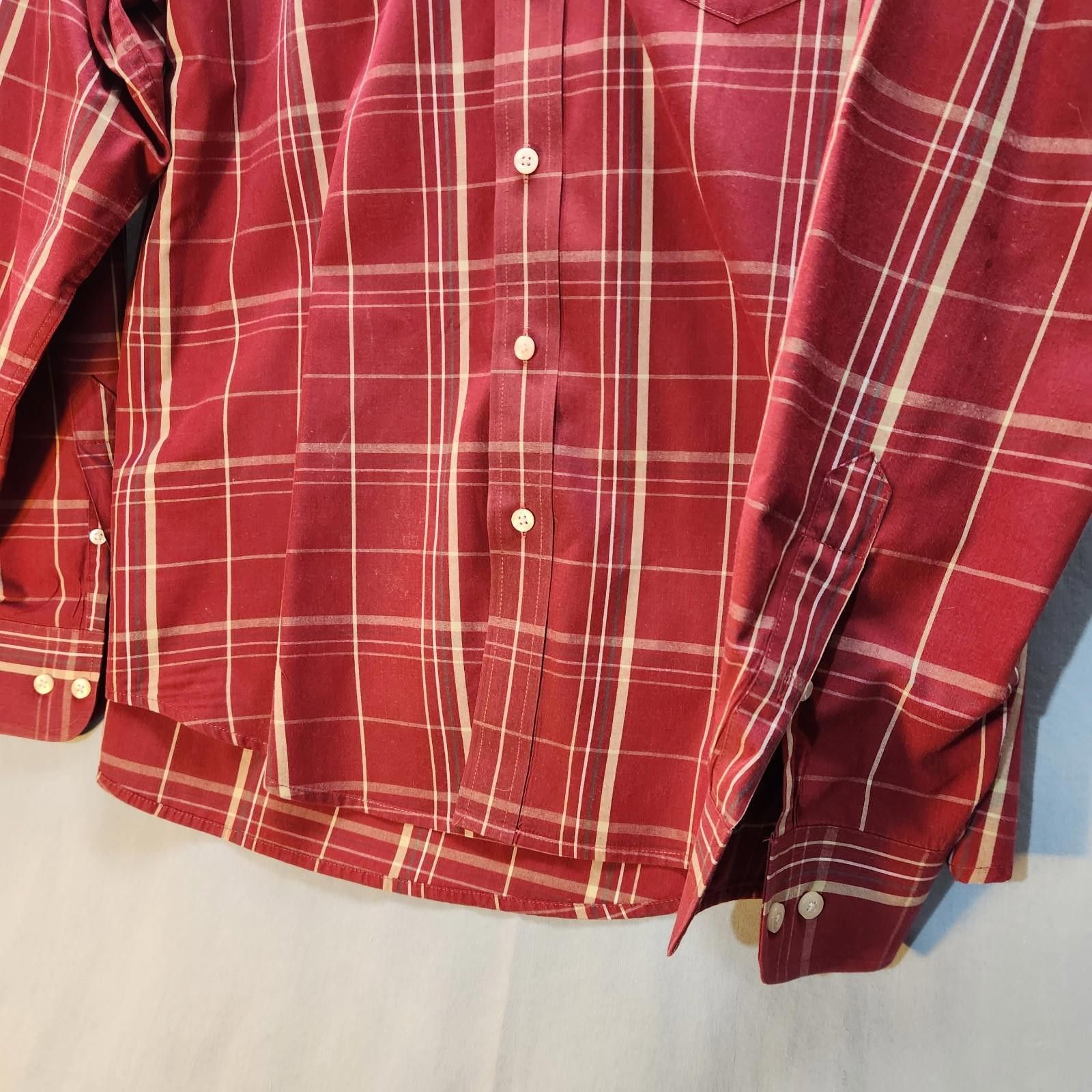 Dockers Dockers Long Sleeve Button Down Shirt Plaid Mens Size Large Size US L / EU 52-54 / 3 - 3 Thumbnail