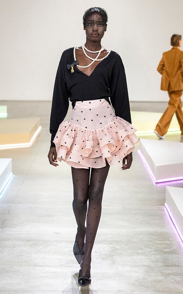 Zimmermann oc11z1025 Crush Necklace-Detailed Merino Wool Sweater Black Size M / US 6-8 / IT 42-44 - 2 Thumbnail