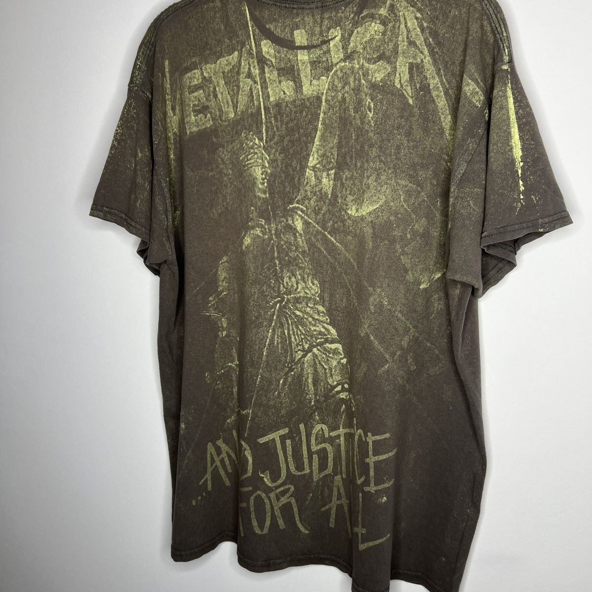 Band Tees × Metallica × Vintage Rare Vintage Metallica And Justice For All Graphic T-shirt Size US L / EU 52-54 / 3 - 7 Thumbnail