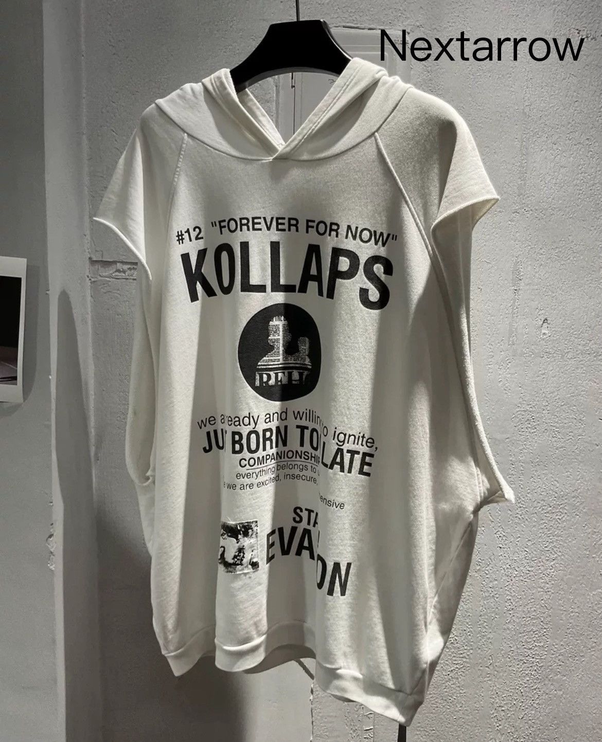 Raf Simons Raf Simons Archive Redux Kollaps White Hoodie