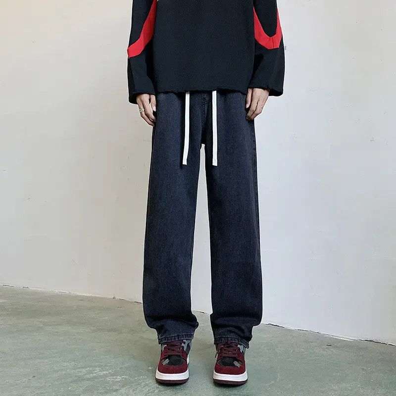 Japanese Brand × Jean Retro loose straight leg wide leg jeans Size US 30 / EU 46 - 2 Thumbnail