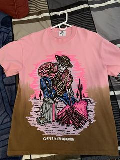 Warren Lotas x Eric Emanuel Pick Up Basketball Pink Miami Tee Size XL