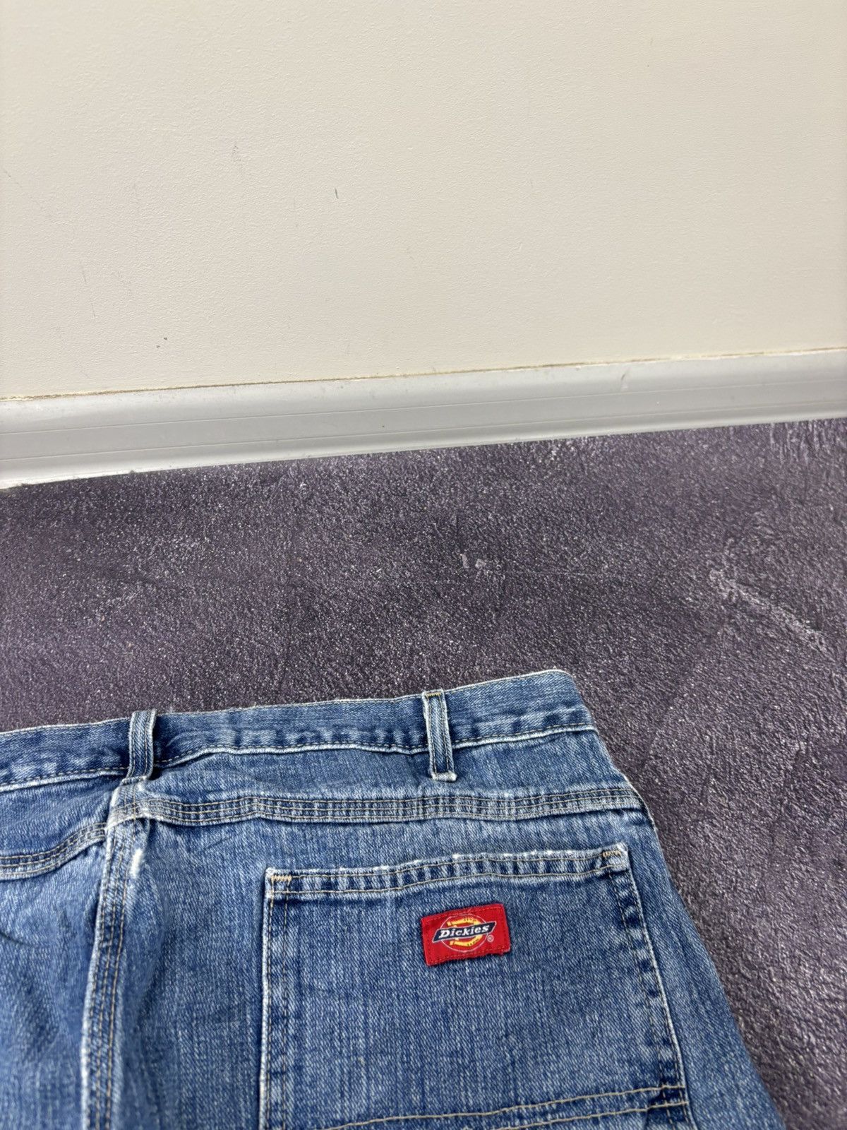 Dickies Vintage Dickies Y2K Carpenter Blue Work Denim Baggy Jeans Size US 38 / EU 54 - 7 Thumbnail