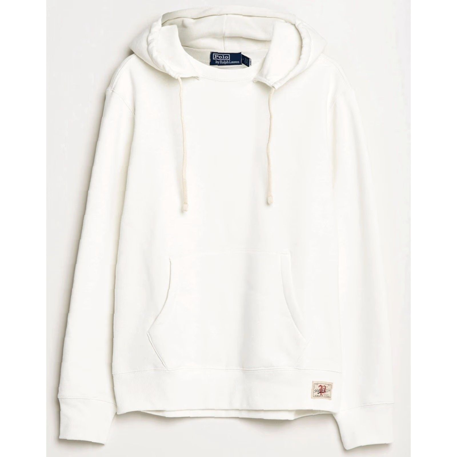 Polo Ralph Lauren VINTAGE Polo Ralph Lauren Hoodie Men L White Garment-Dyed Fleece Pullover Y2K Size US L / EU 52-54 / 3 - 6 Thumbnail