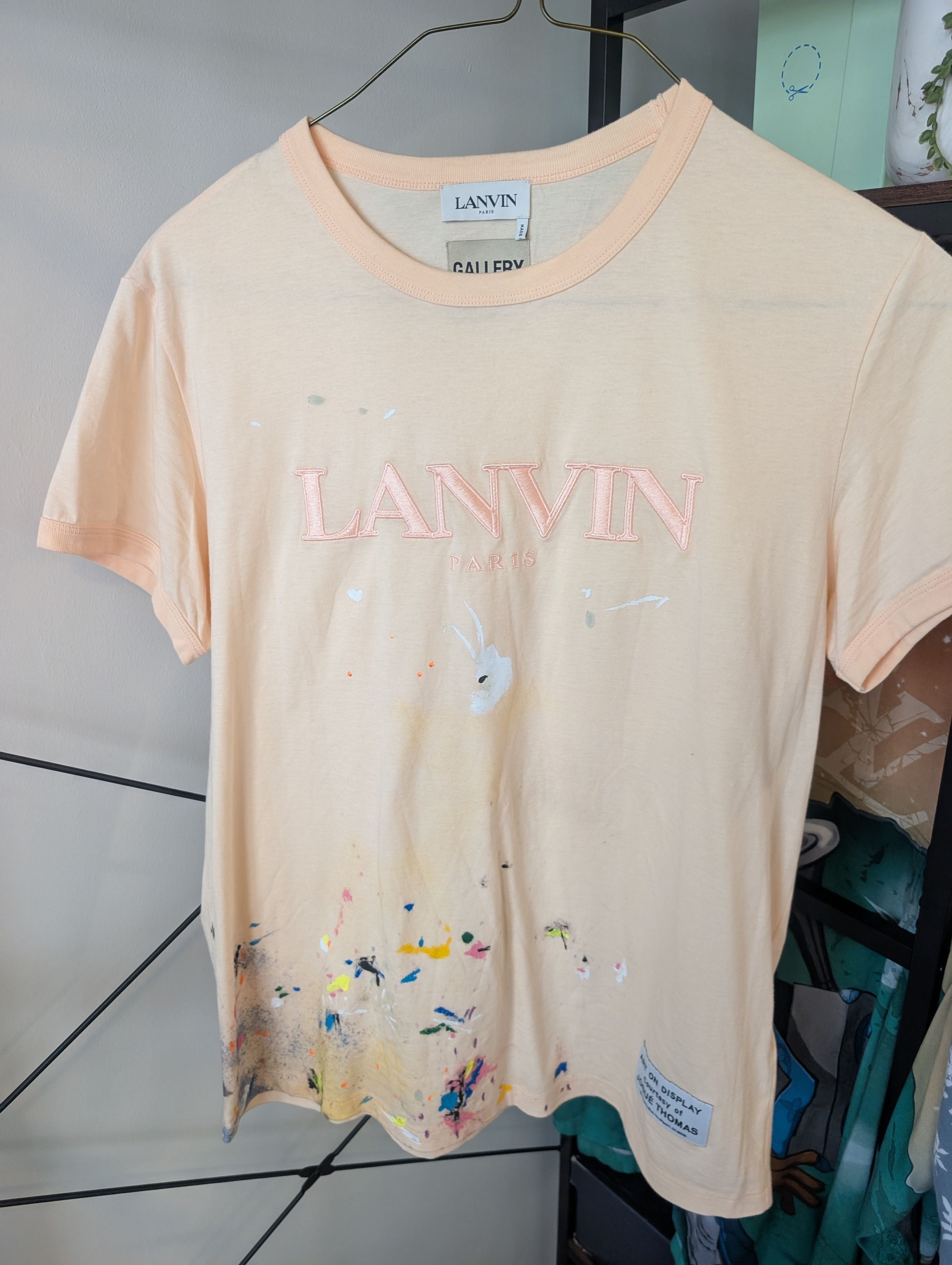 Gallery Dept. × Lanvin Lanvin gallery dept embossed stitching logo 