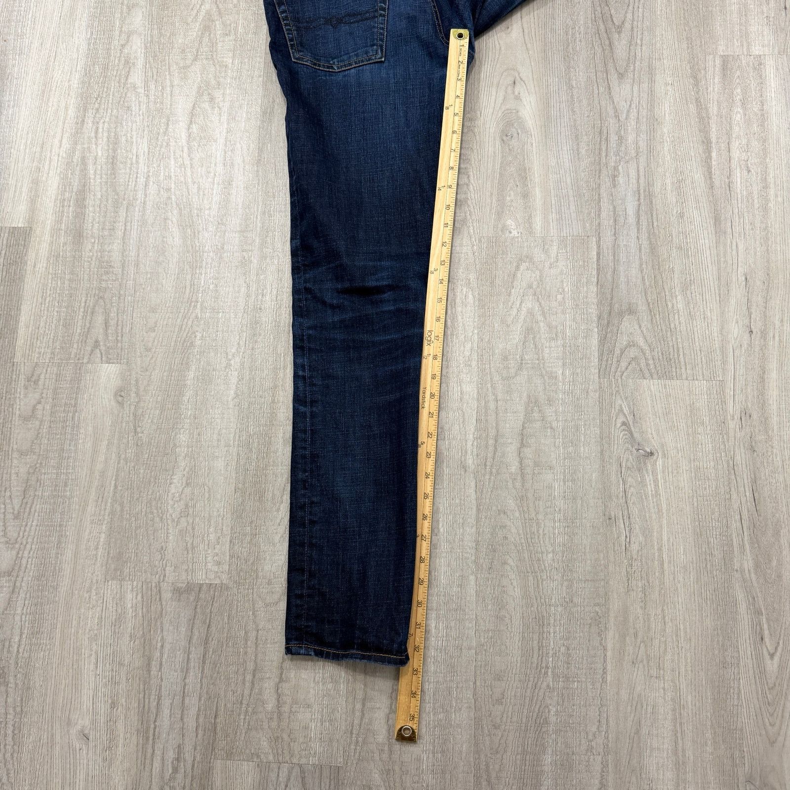 Lucky Brand Lucky Brand Rebel Super Skinny Jeans Men's 31x32 Blue Size US 31 - 11 Thumbnail