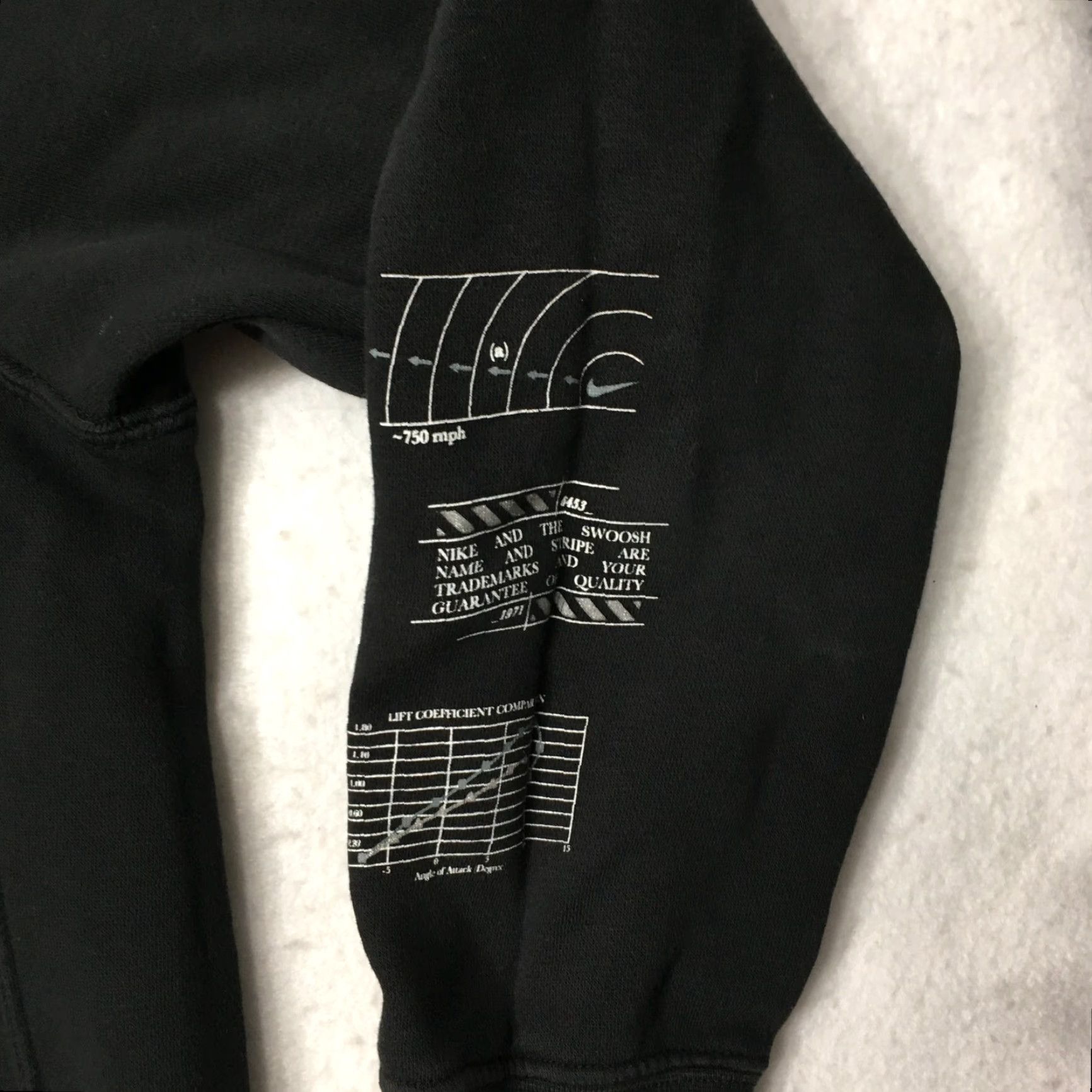 Nike Nike Men's Pullover Hoodie Shirt Hoodie Adult M Black Swept Wing Logo Athleisure 90s (if applicable) Mens Size US M / EU 48-50 / 2 - 3 Thumbnail