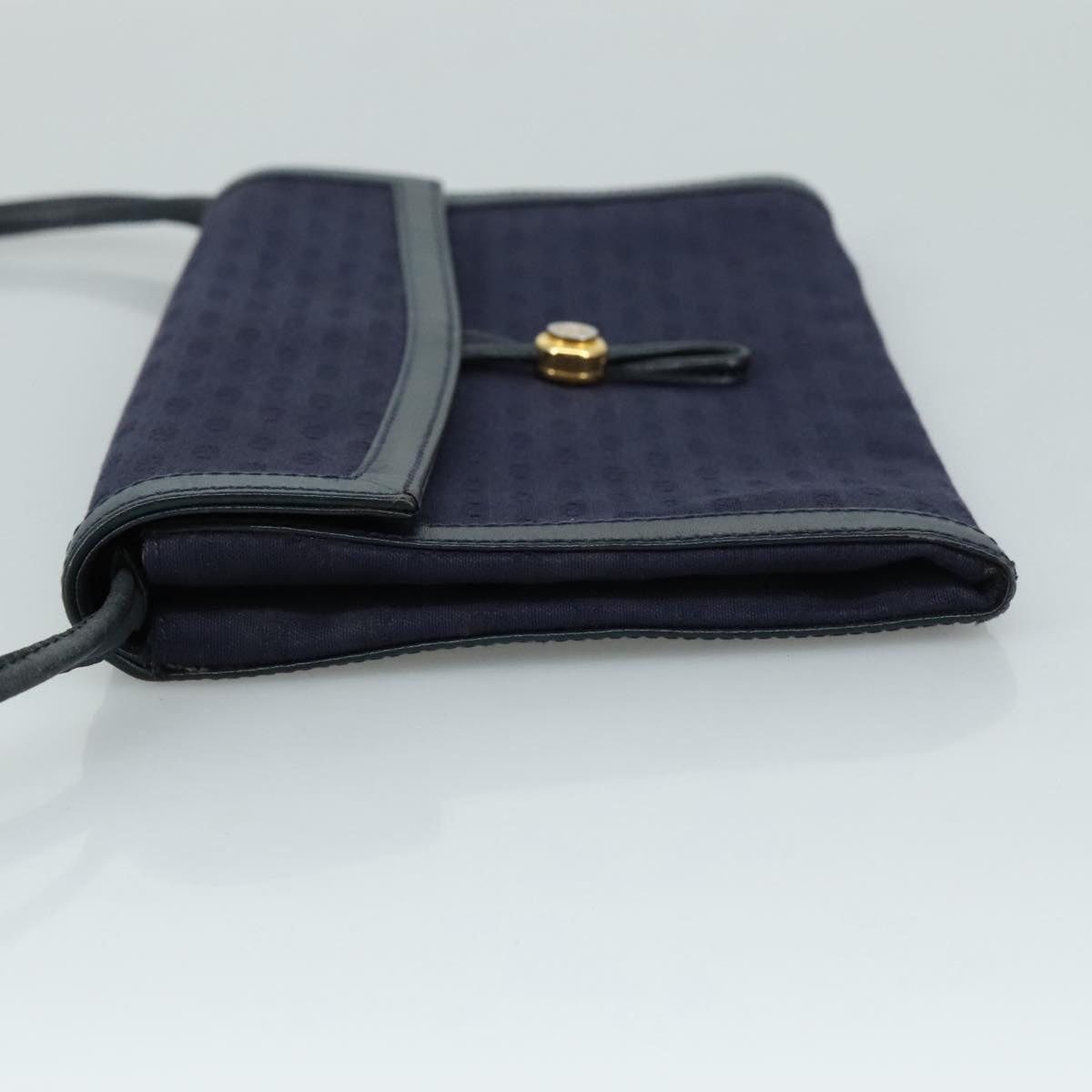Gucci GUCCI Micro GG Canvas Shoulder Bag Navy Size ONE SIZE - 5 Thumbnail