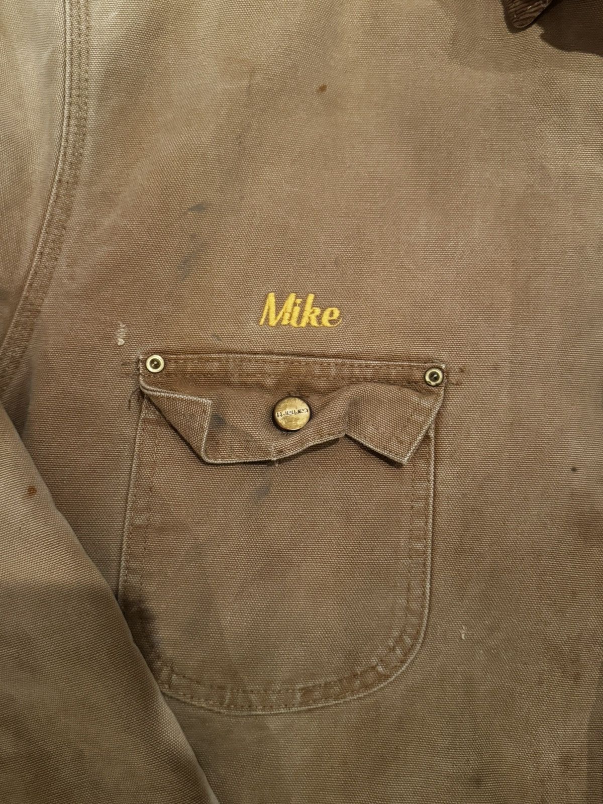 Carhartt Vintage USA made Carhartt Chore Coat Walashek Jacket Brown Size US XL / EU 56 / 4 - 3 Thumbnail