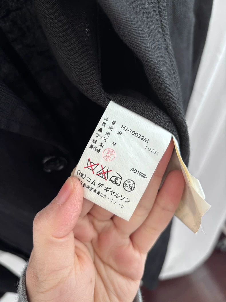 Comme des Garcons Comme Des Garcons MBlack linen thin suit jacket 2502-Nextar Size US M / EU 48-50 / 2 - 6 Thumbnail